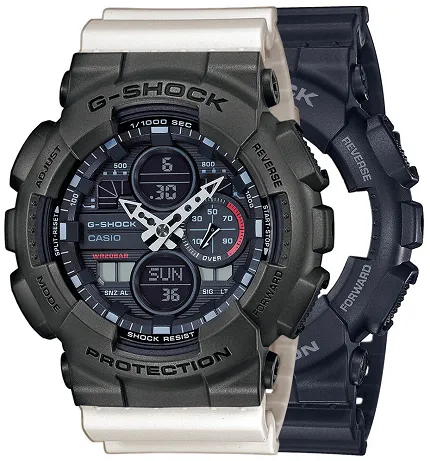 Casio SET GA-140-1A1ER + BEZEL 10467795 + PASEK 10395227 - zdjęcie 1