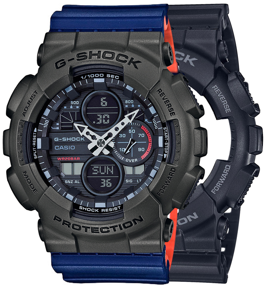 Casio SET GA-140-1A1ER + BEZEL 10467795 + PASEK 10527467 - miniatura 1
