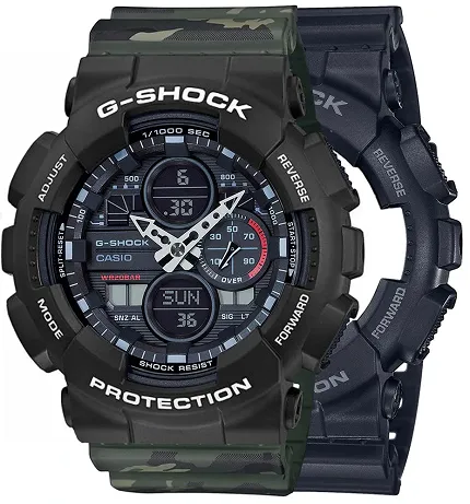 Casio SET GA-140-1A1ER + BEZEL 10508136 + PASEK 10561429 - zdjęcie 1