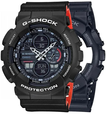 Casio SET GA-140-1A1ER + BEZEL 10508136 + PASEK 10577142