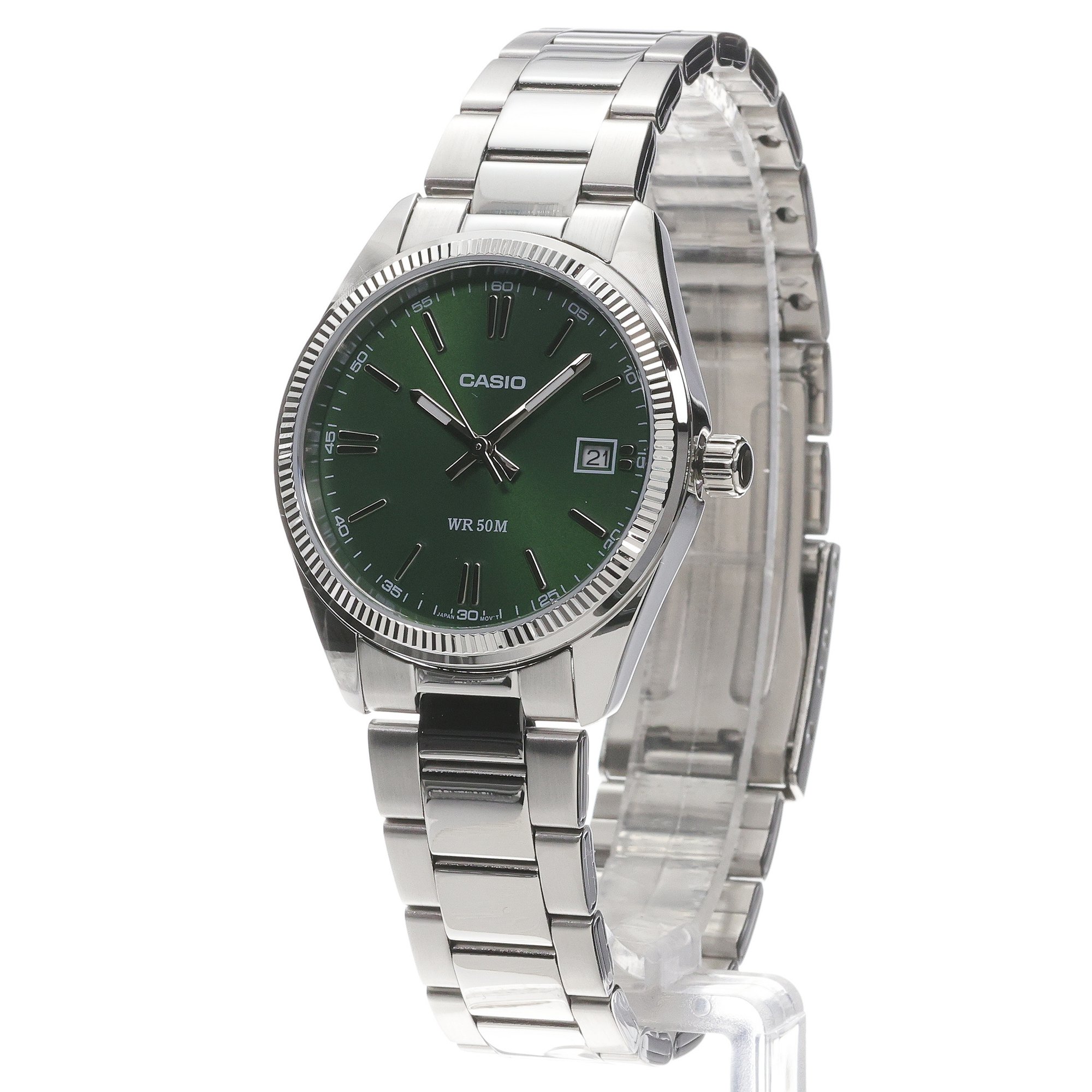 Casio UTP-1302PD-3A1VEF zegarek srebrny klasyczny Klasyczne bransoleta - miniatura 2