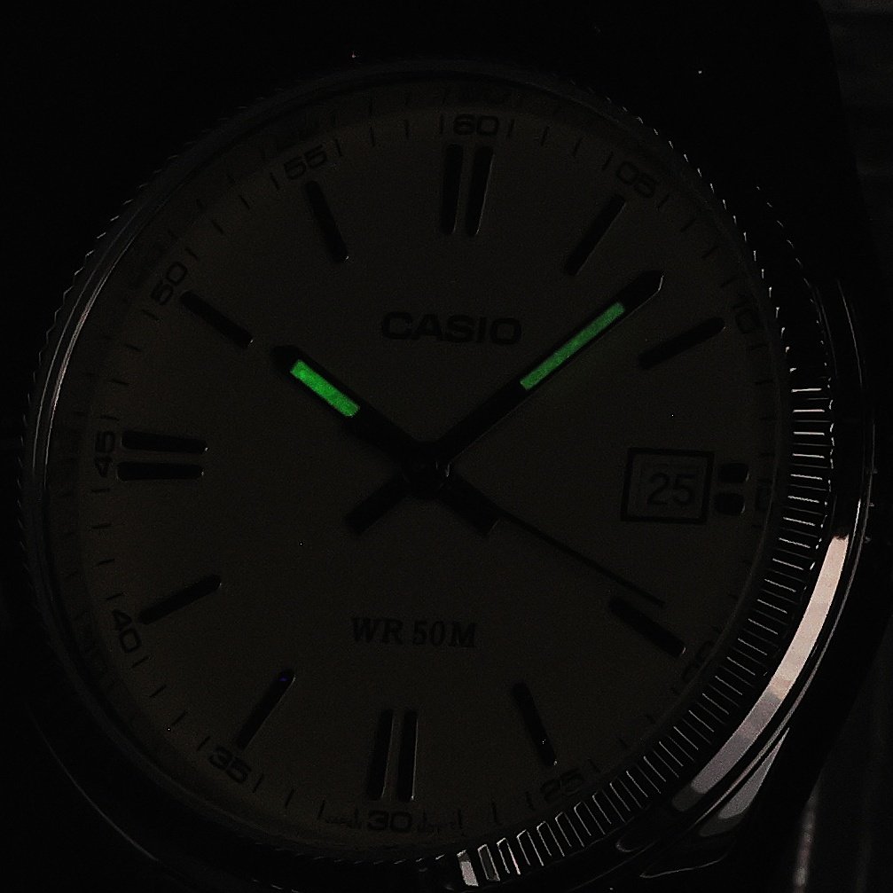 Casio UTP-1302PD-9AVEF zegarek srebrny klasyczny Klasyczne bransoleta - miniatura 5