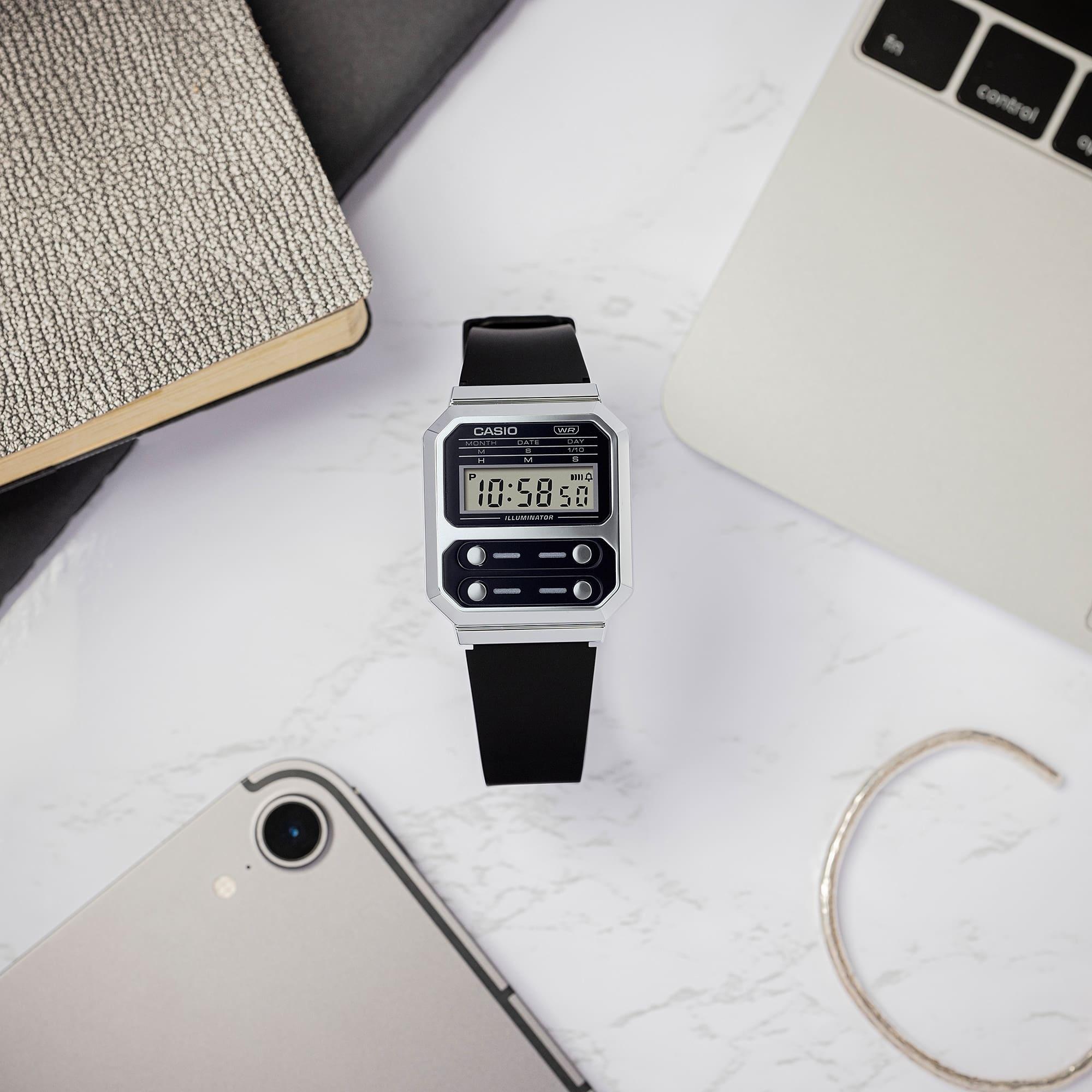 Casio Vintage A100WEF-1AEF Vintage Edgy zegarek retro Vintage