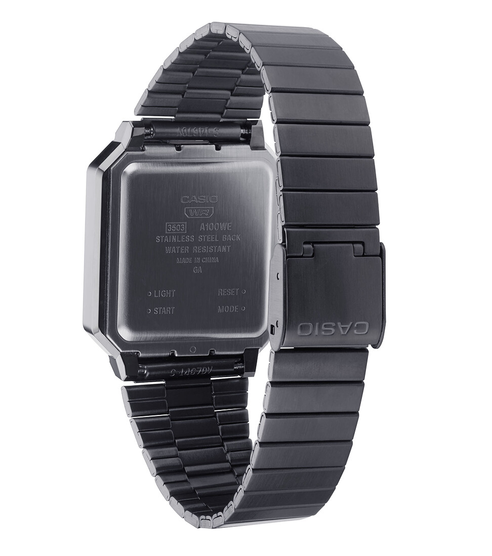 Casio Vintage A100WEGG-1A2EF damski zegarek Vintage bransoleta - miniatura 3