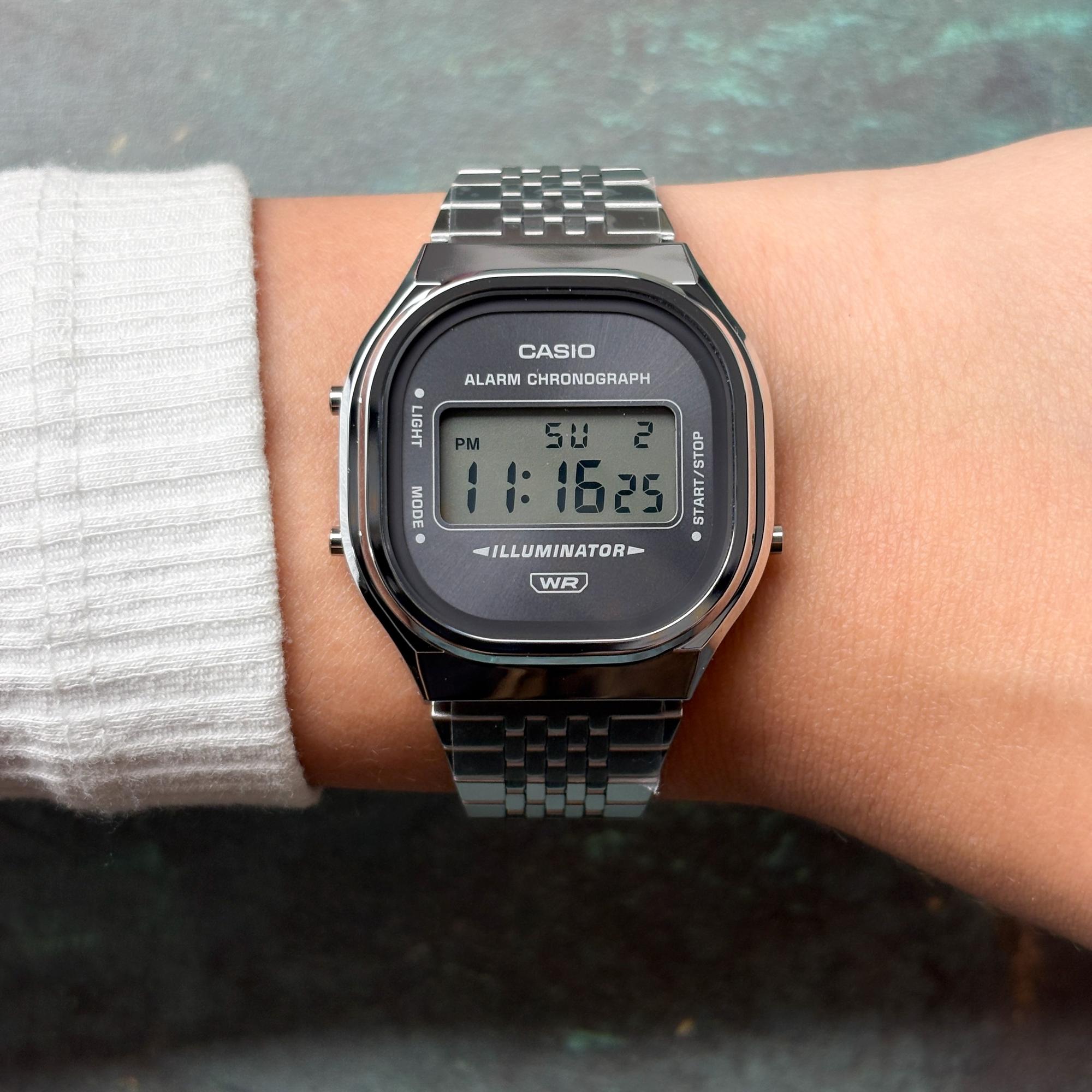 Casio Vintage A140WE-8AEF zegarek męski Vintage srebrny - miniatura 12