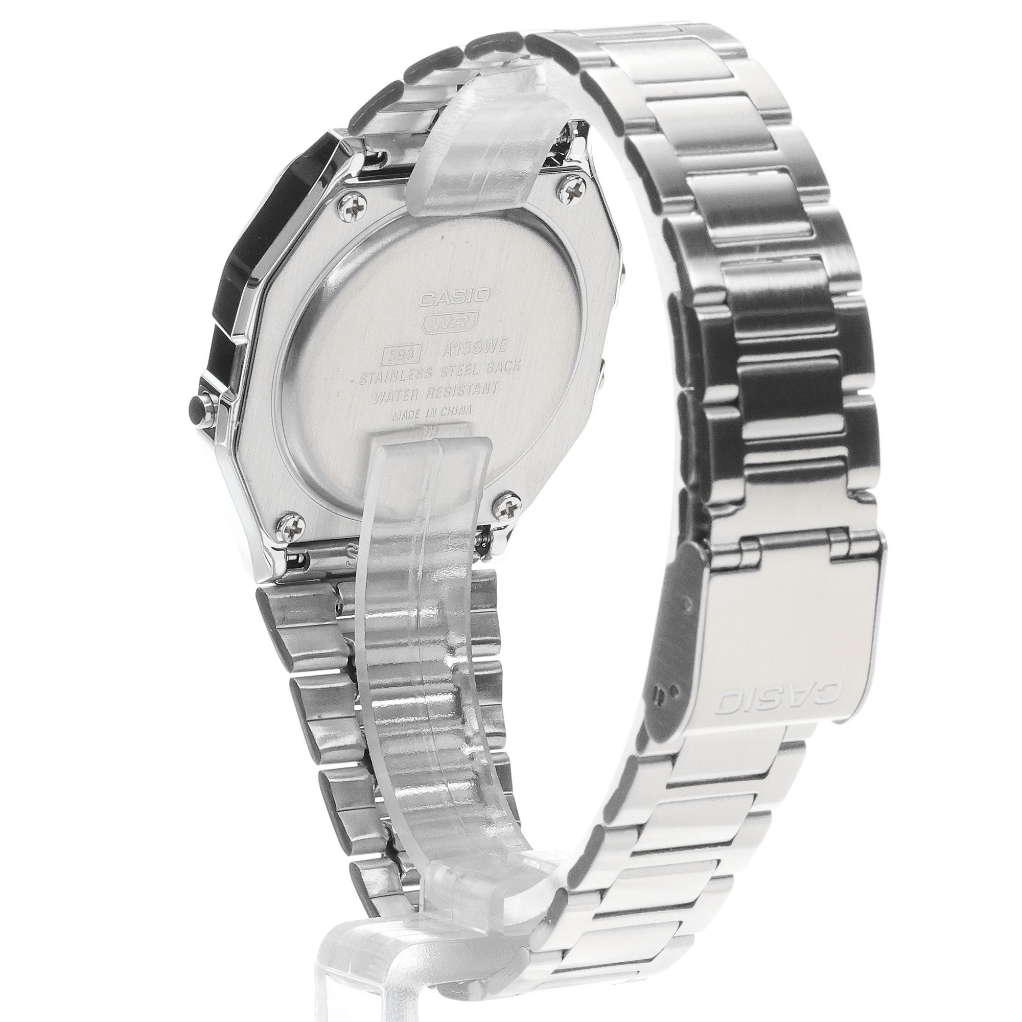 Casio Vintage A158WEA-2EF zegarek męski fashion-modowy VINTAGE Maxi bransoleta - miniatura 4
