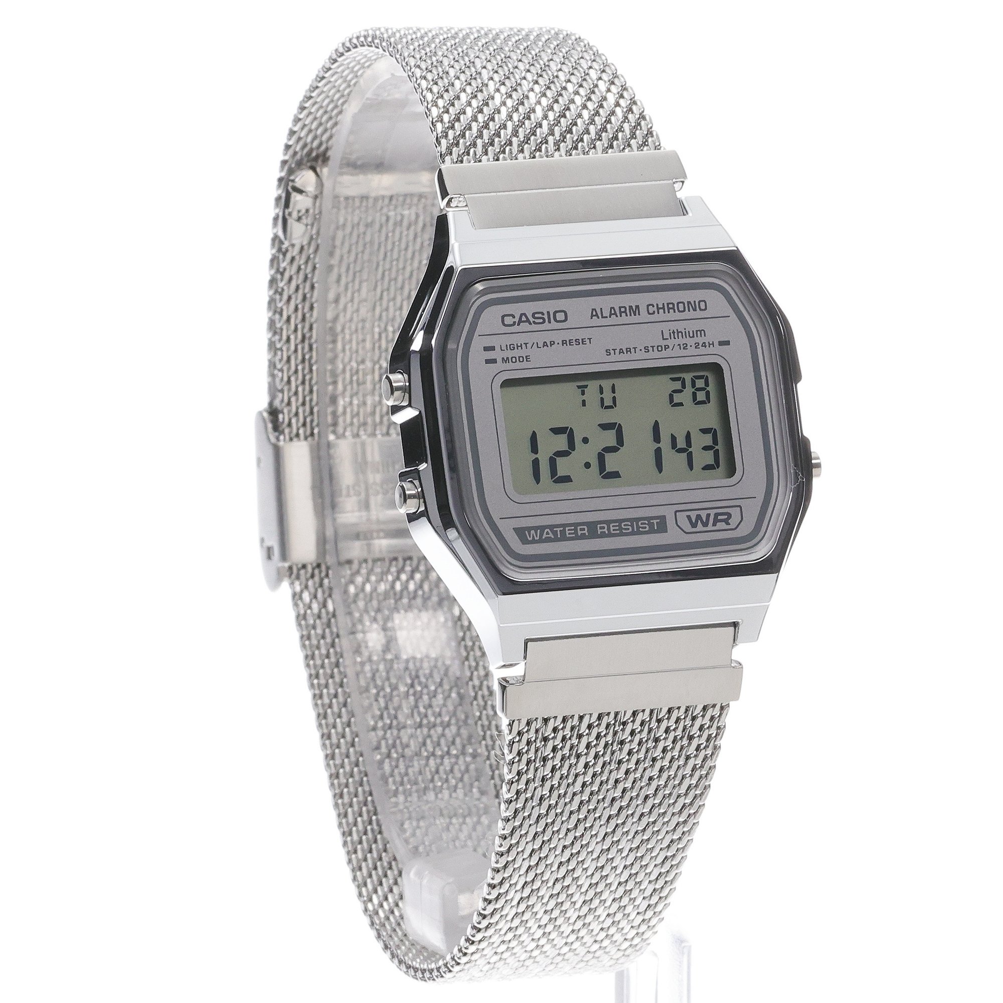 Casio Vintage A158WEM-7EF VINTAGE Maxi Classic zegarek męski sportowy mineralne - miniatura 3