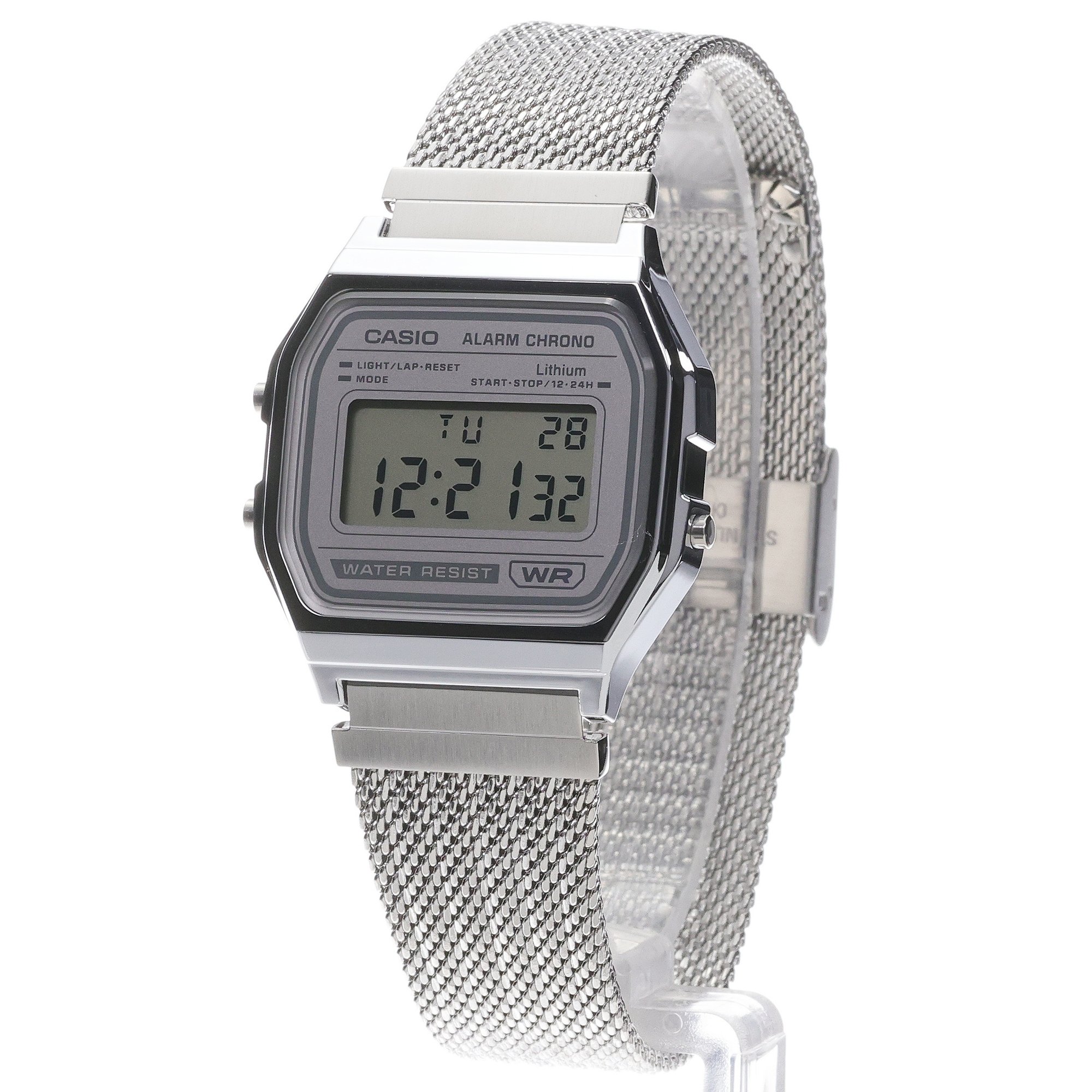 Casio Vintage A158WEM-7EF zegarek męski sportowy VINTAGE Maxi bransoleta - miniatura 2