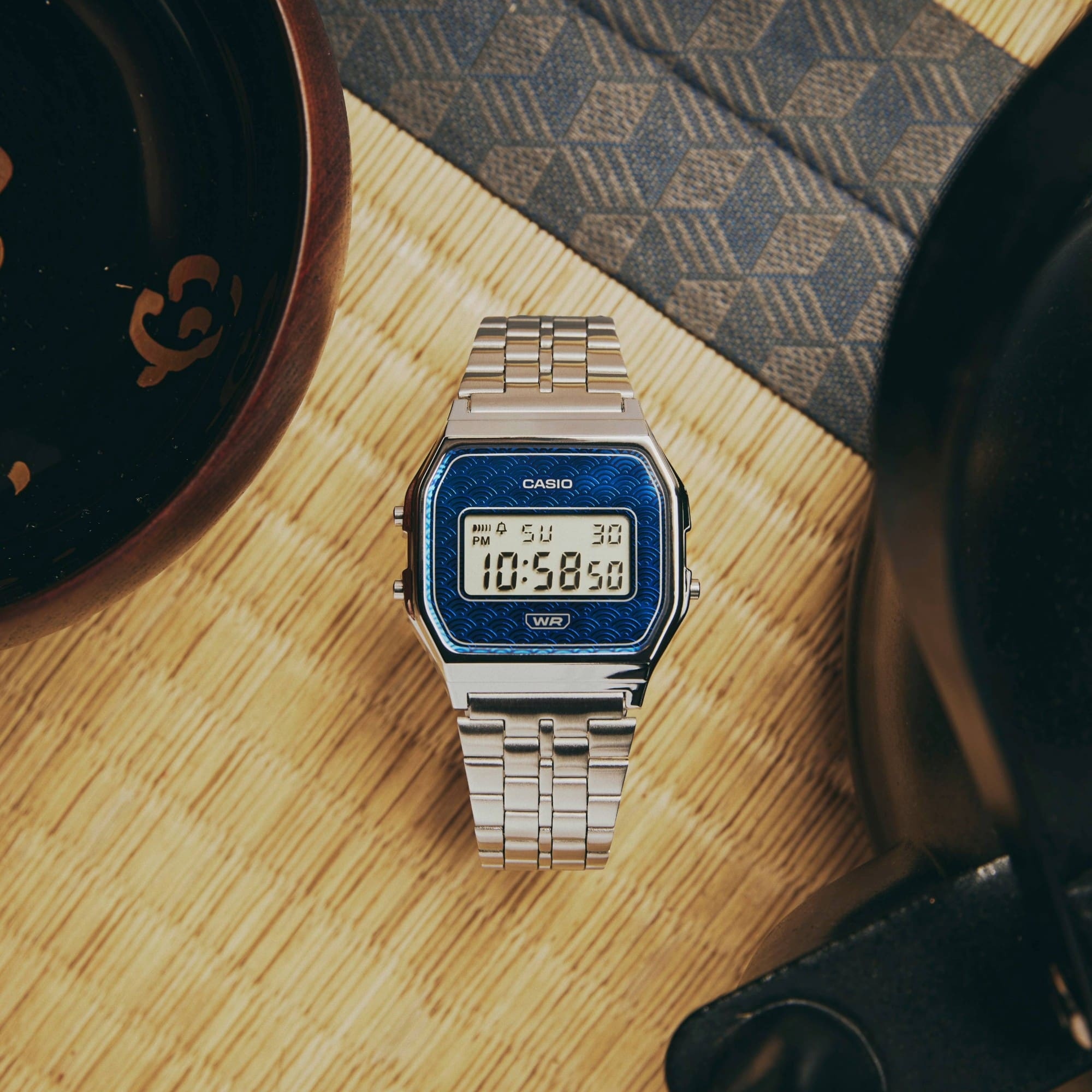 Casio Vintage A159WEVJ-2ER zegarek męski retro VINTAGE Midi bransoleta - miniatura 10