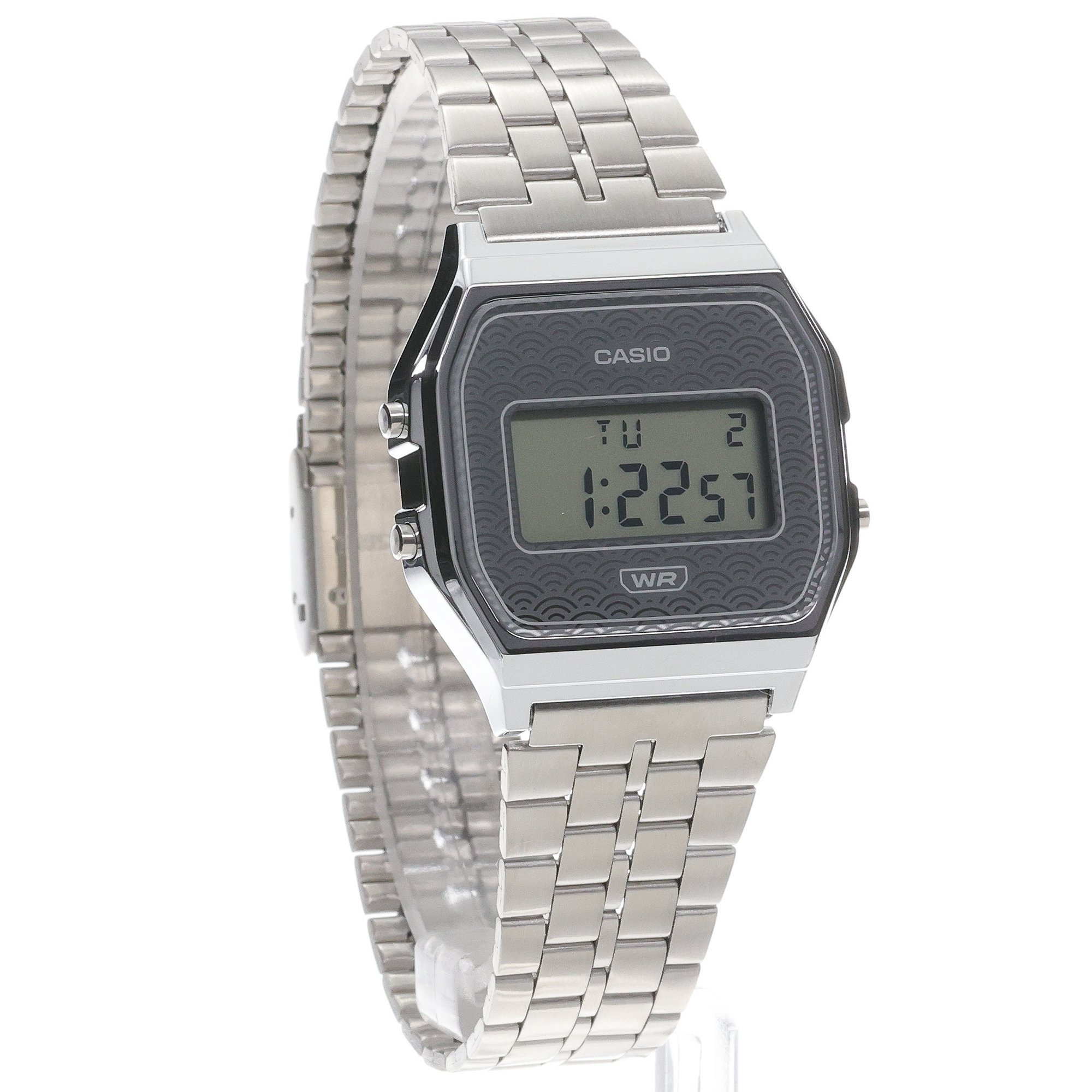 Casio Vintage A159WEVJ-7ER Casio Vintage Seigaiha zegarek retro VINTAGE Midi - miniatura 3