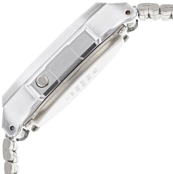 Casio Vintage A168WEM-2BEF zegarek srebrny sportowy VINTAGE Maxi bransoleta - miniatura 4