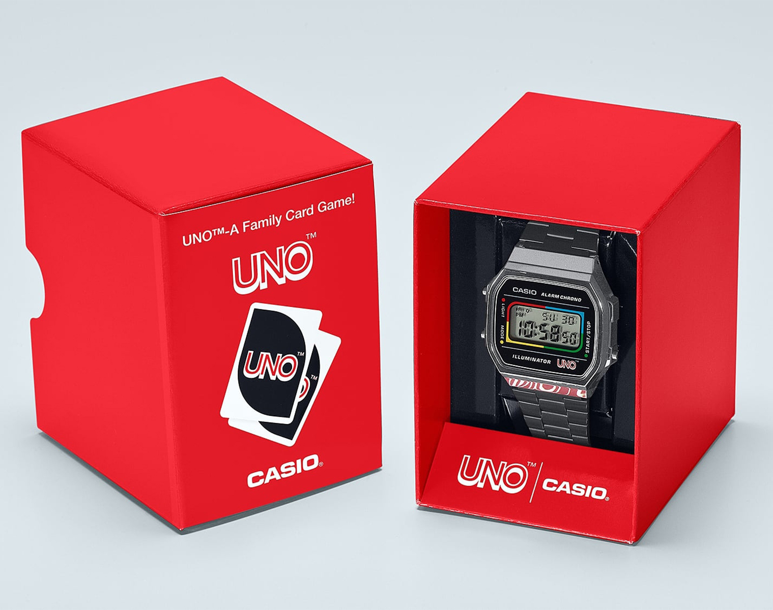 Casio Vintage A168WEUC-1AER VINTAGE Maxi zegarek dla dzieci retro akrylowe