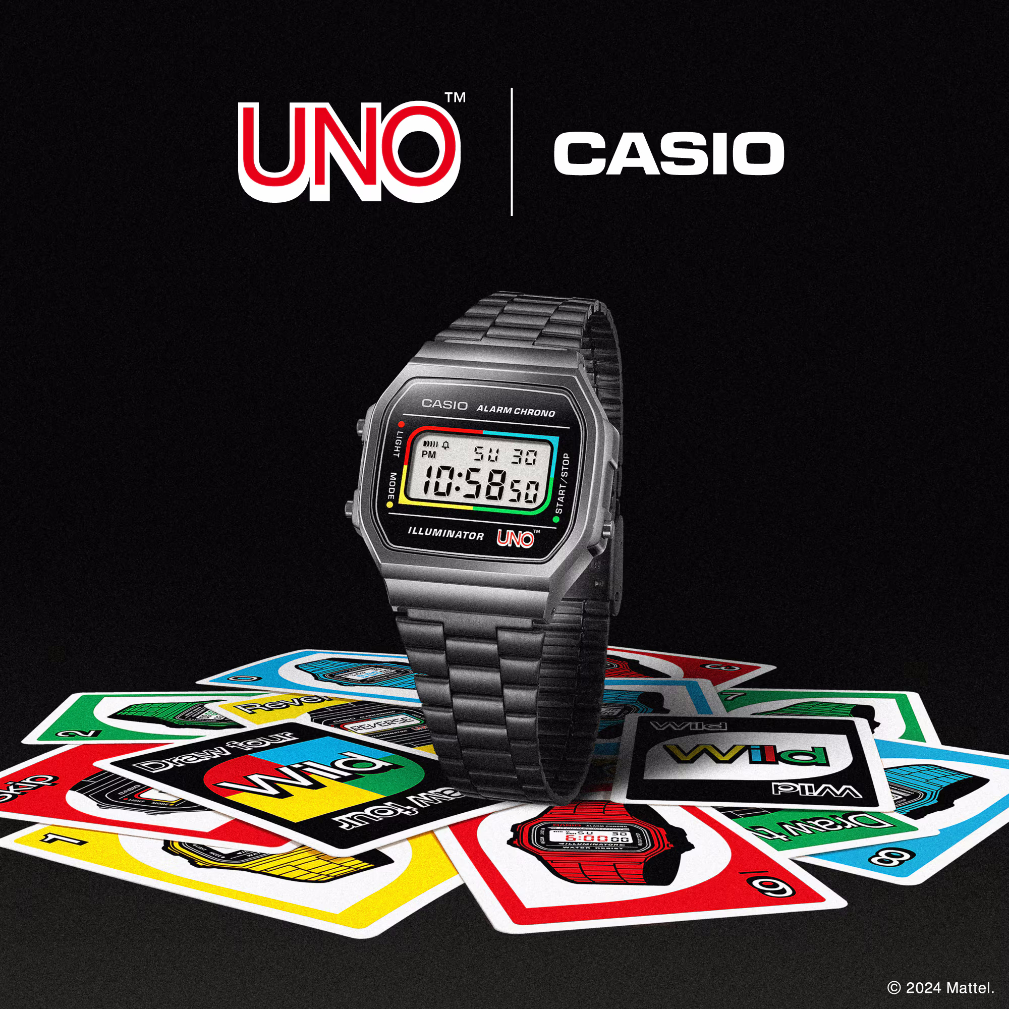 Casio Vintage A168WEUC-1AER zegarek dla dzieci VINTAGE Maxi