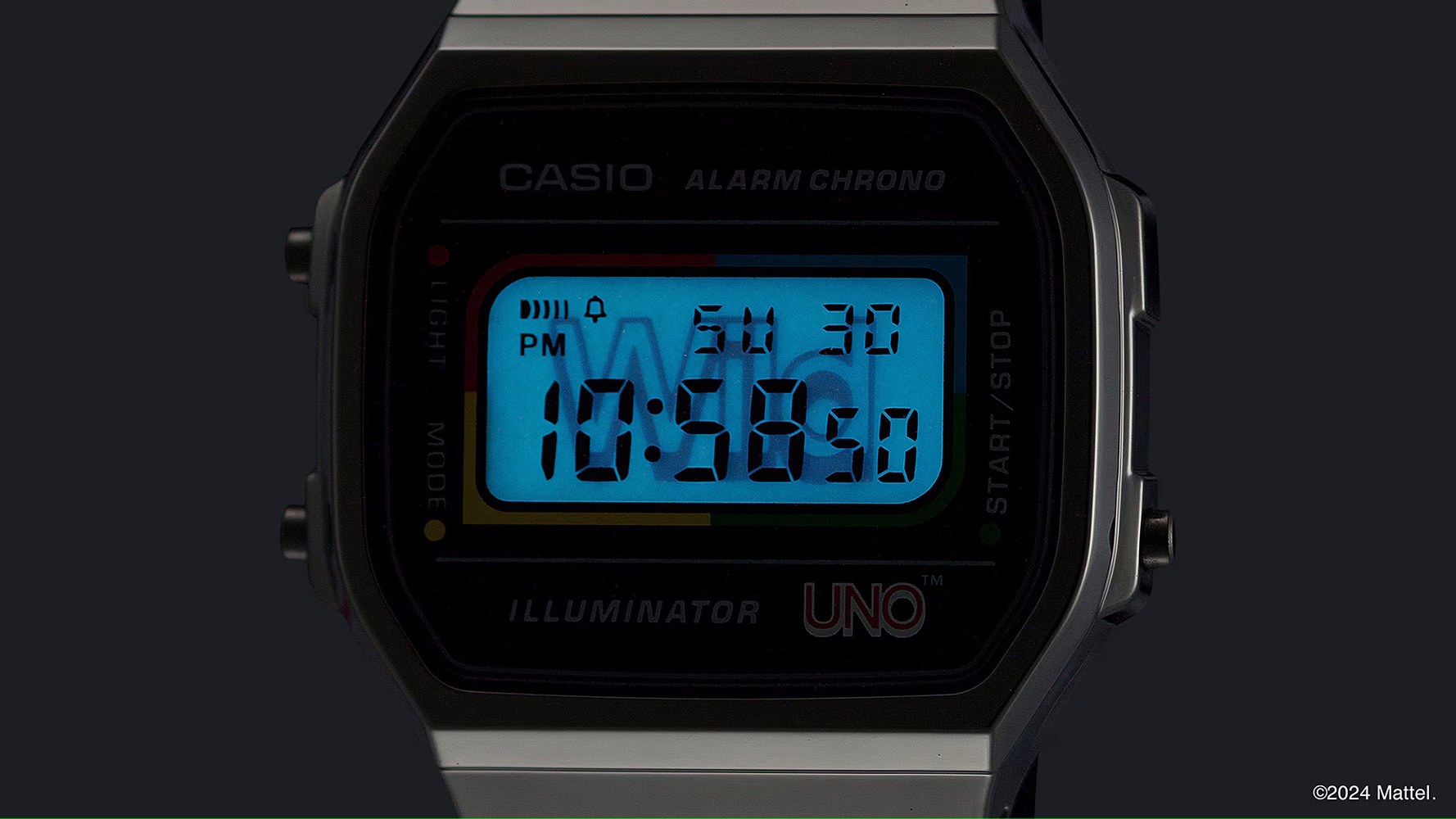 Casio Vintage A168WEUC-1AER zegarek szary retro VINTAGE Maxi bransoleta