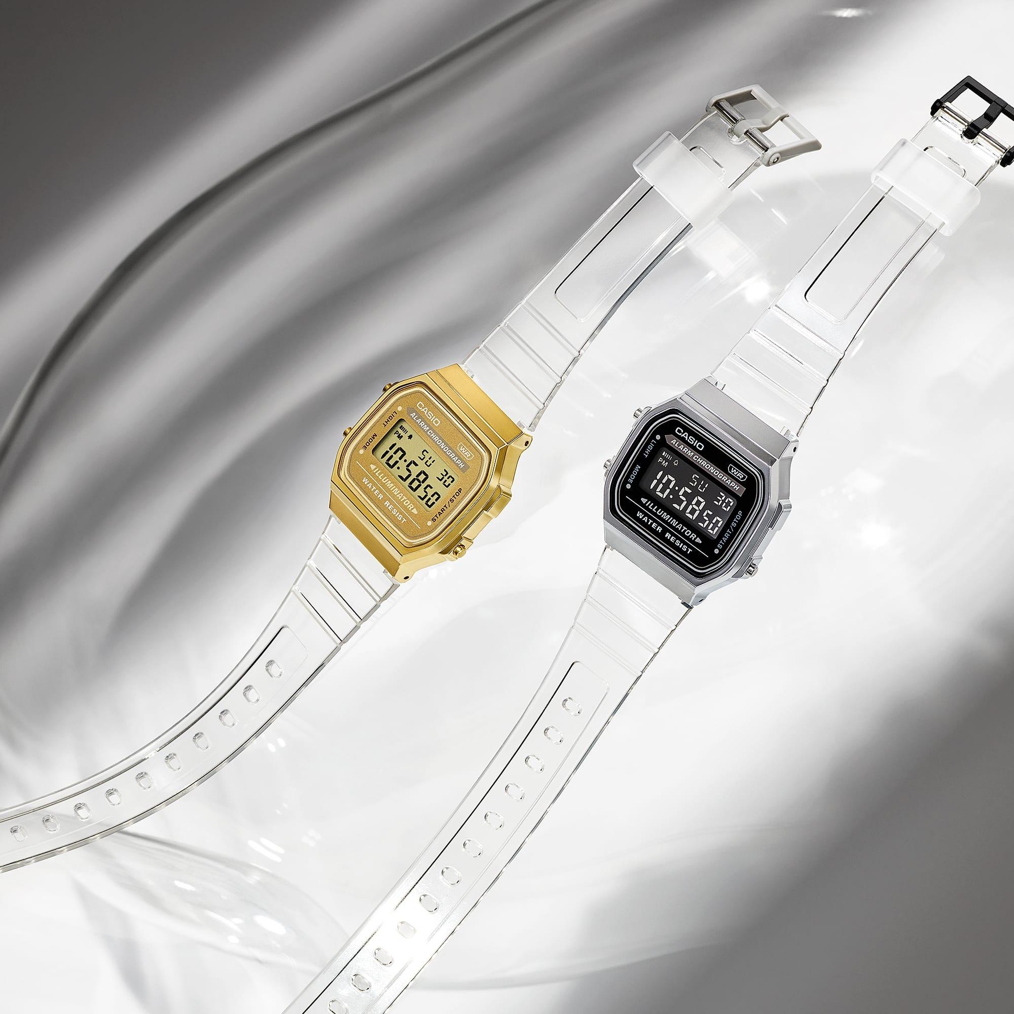 Casio Vintage A168XESG-9AEF damski zegarek VINTAGE Maxi pasek