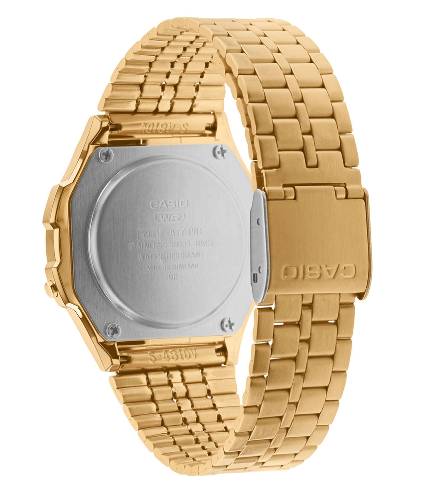 Casio Vintage A171WEG-9AEF damski zegarek VINTAGE Maxi bransoleta
