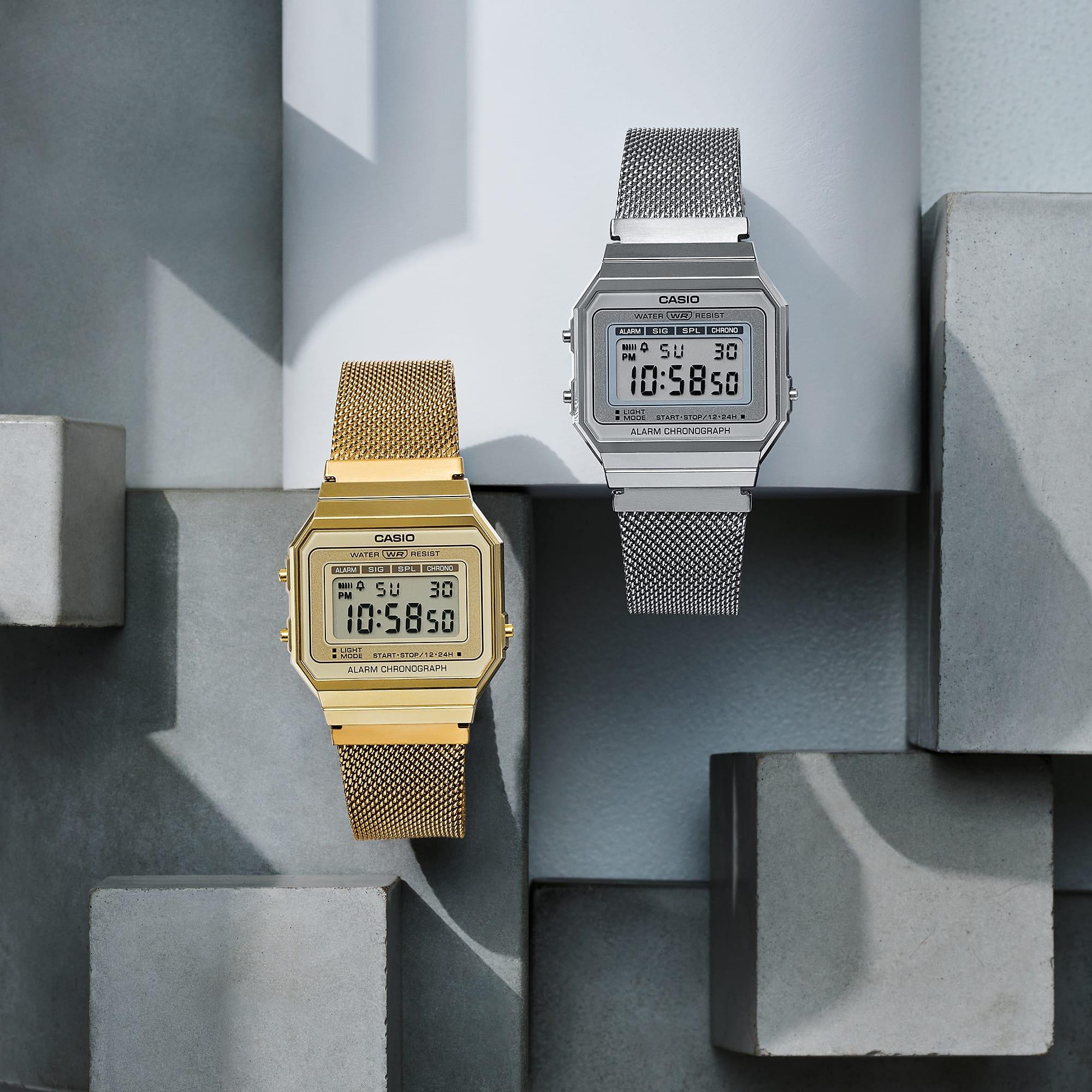 Casio Vintage A700WEMG-9AEF zegarek damski Vintage złoty - miniatura 7