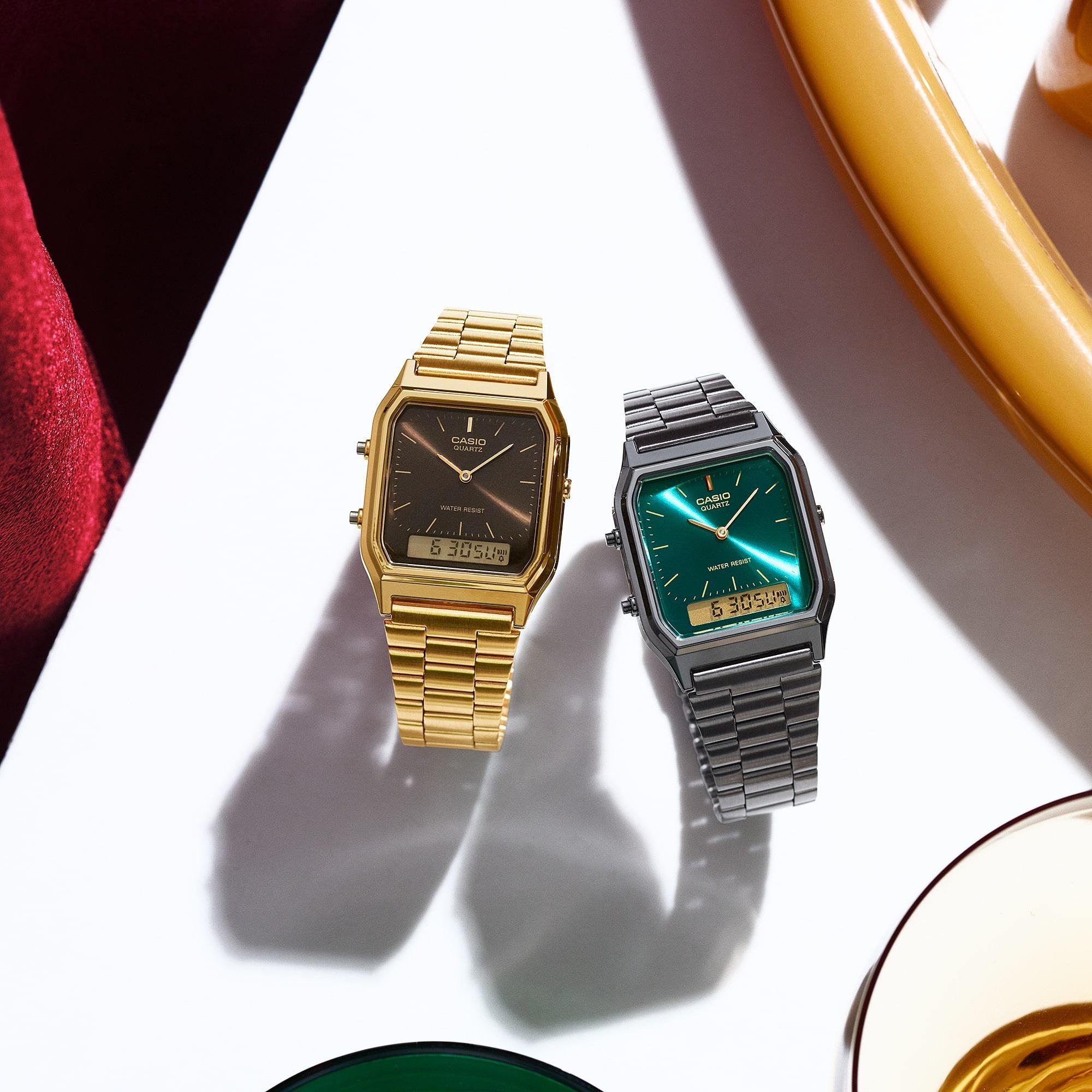 Casio Vintage AQ-230EGG-3AEF zegarek damski Vintage