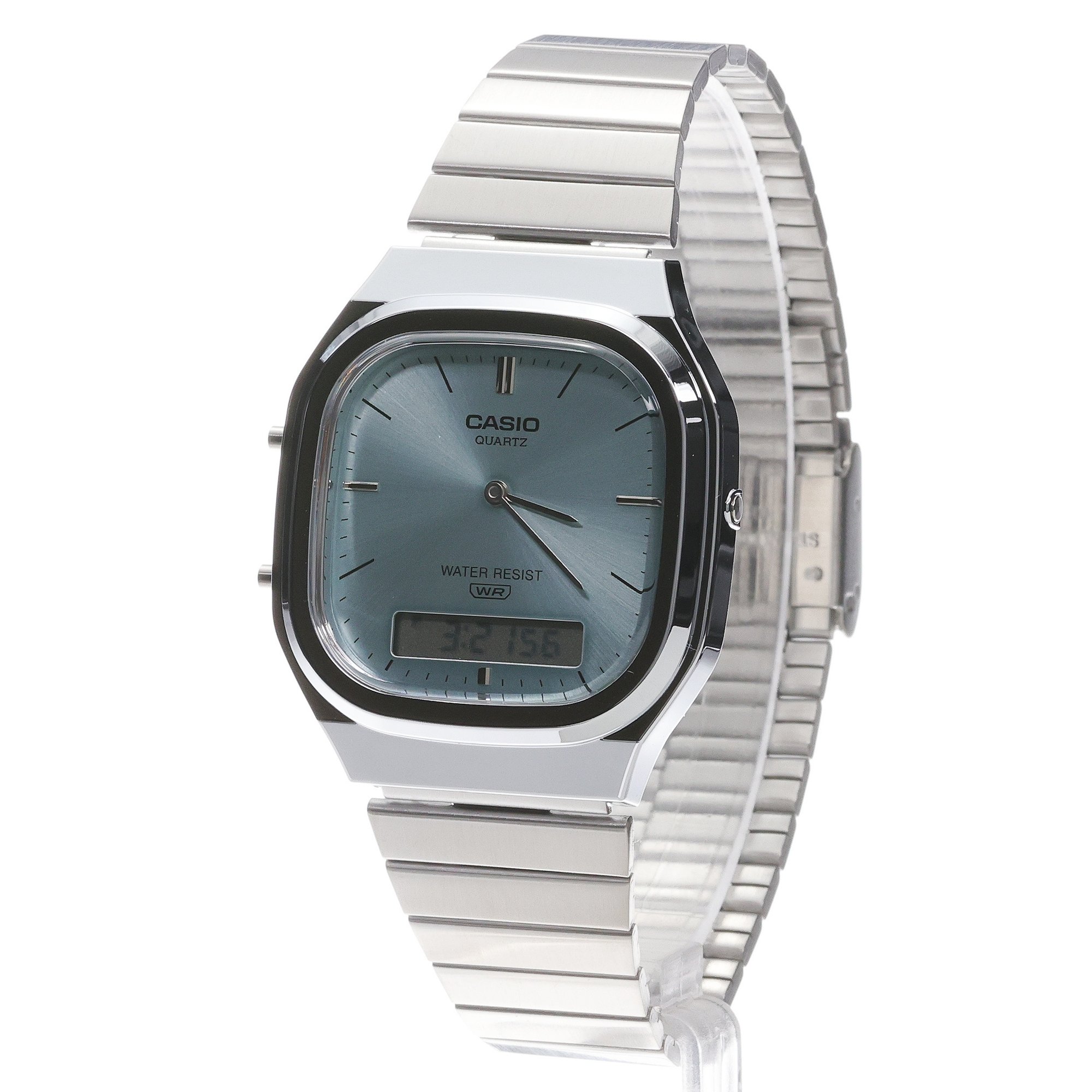 Casio Vintage AQ-240E-2AEF Vintage zegarek męski klasyczny akrylowe - miniatura 2