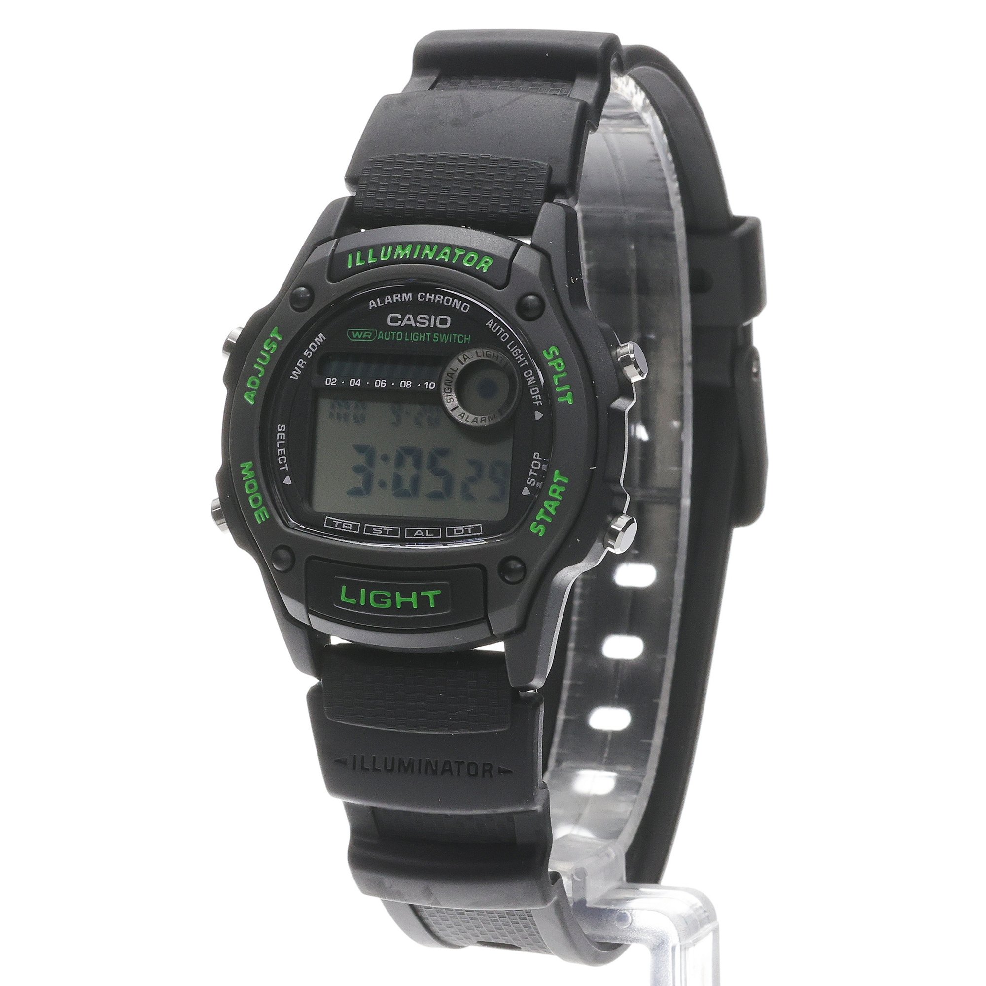 Casio W-220H-1A3VEF zegarek czarny sportowy Sportowe pasek - miniatura 2