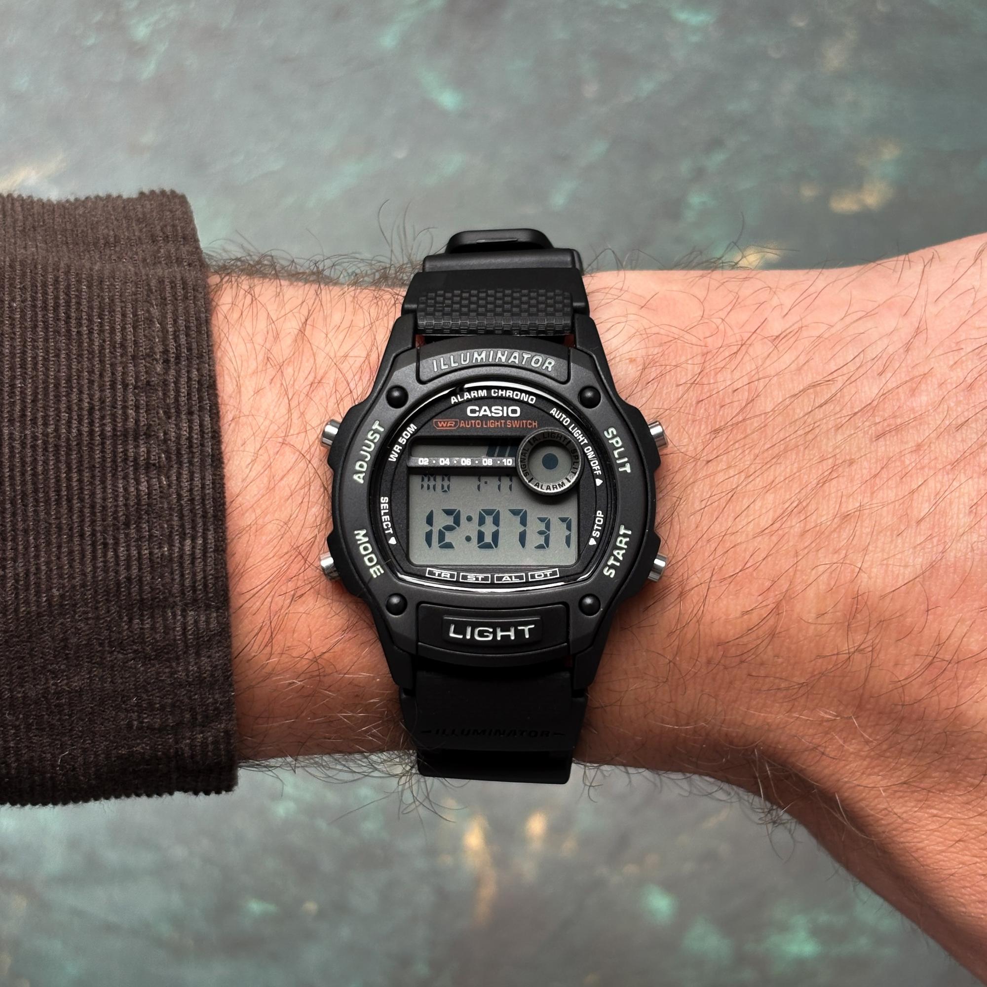 Casio W-220H-1AVEF zegarek męski Sportowe