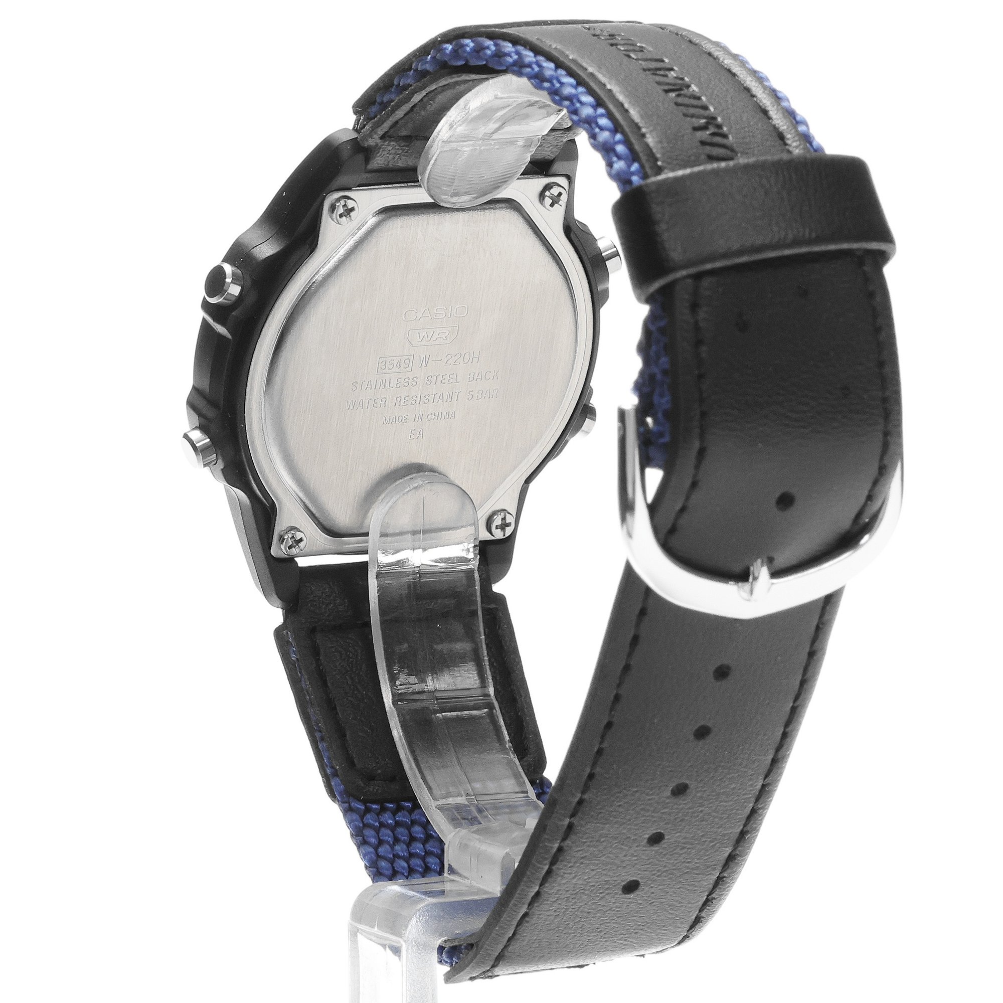 Casio W-220HF-2AVEF zegarek czarny sportowy Sportowe pasek - miniatura 4
