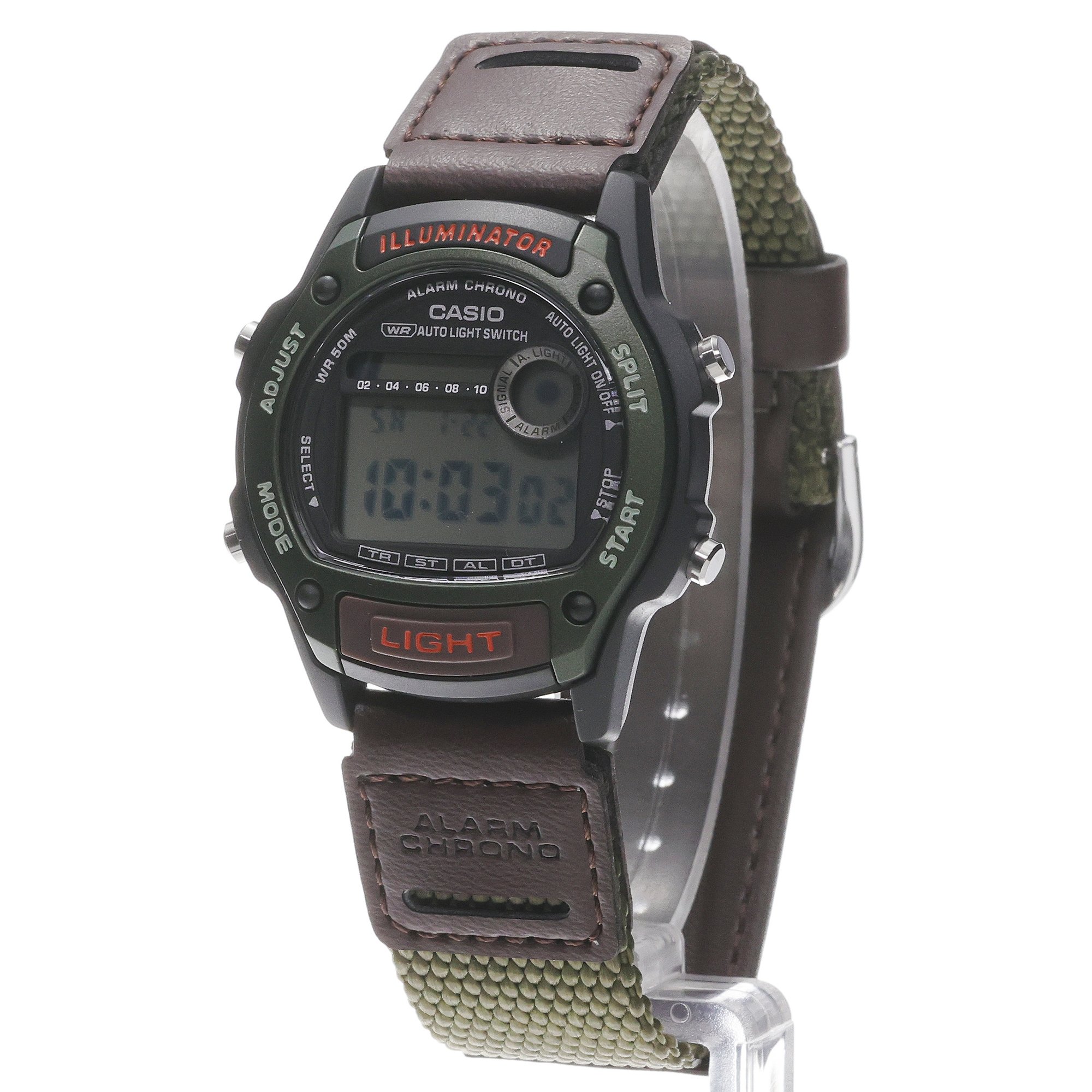 Casio W-220HF-3AVEF zegarek czarny sportowy Sportowe pasek - miniatura 2