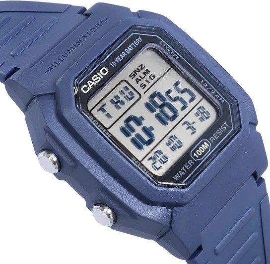 Casio W-800H-2AVES męski zegarek Sportowe pasek