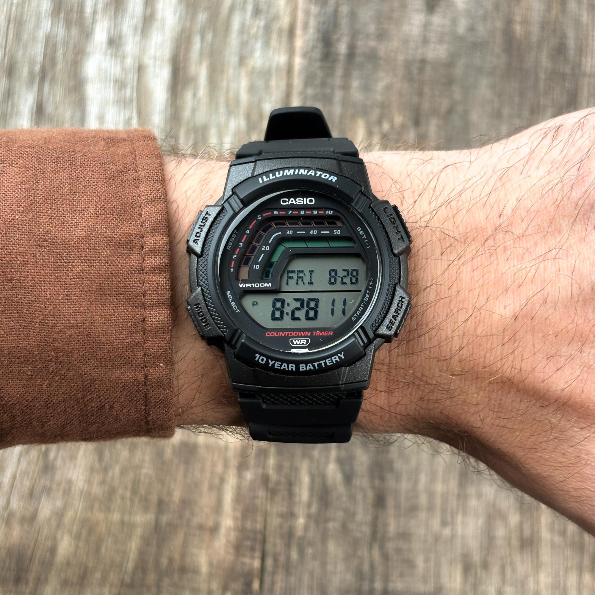 Casio WS-1800-1AVEF zegarek czarny sportowy Sportowe pasek - miniatura 5