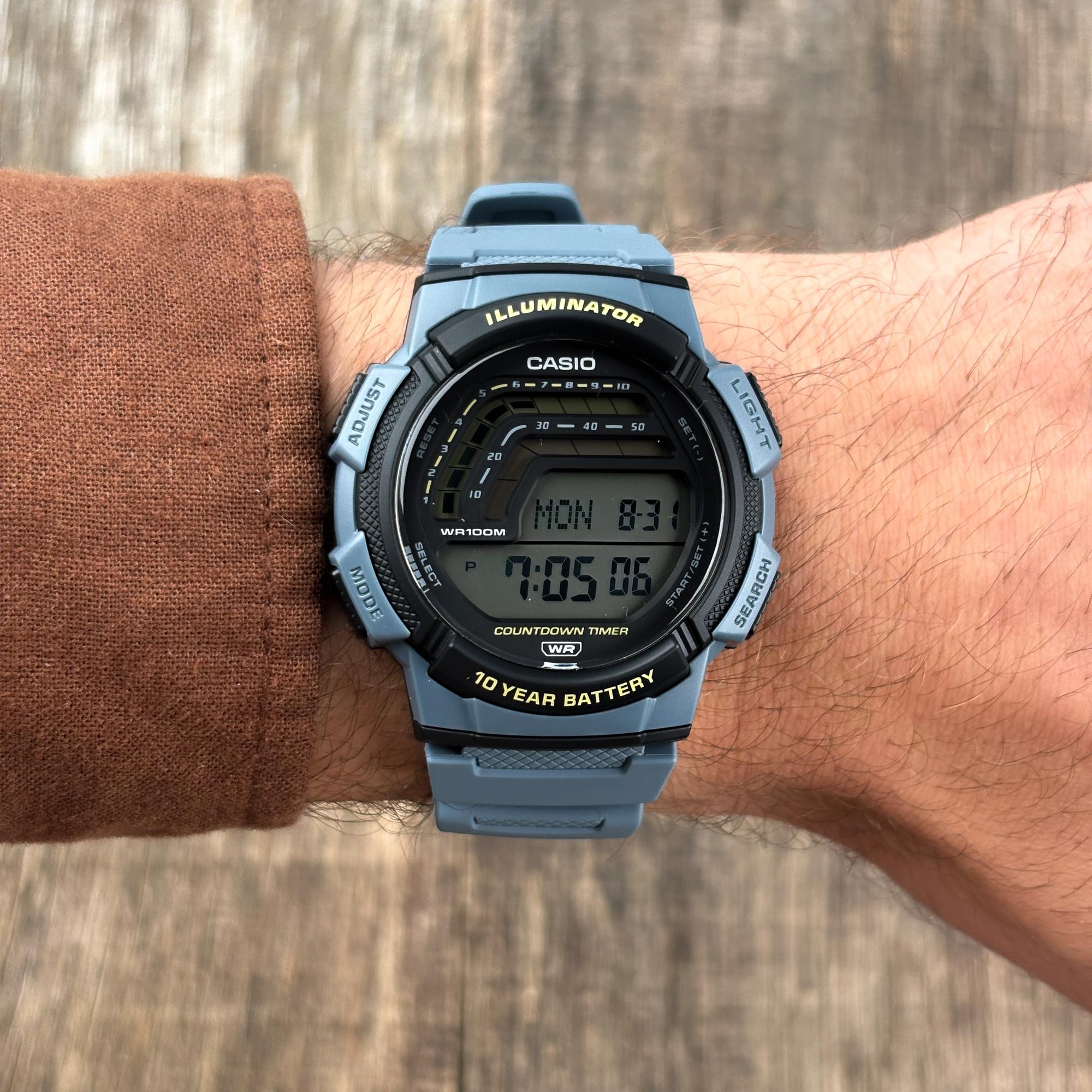Casio WS-1800-2AVEF zegarek niebieski sportowy Sportowe pasek - miniatura 5