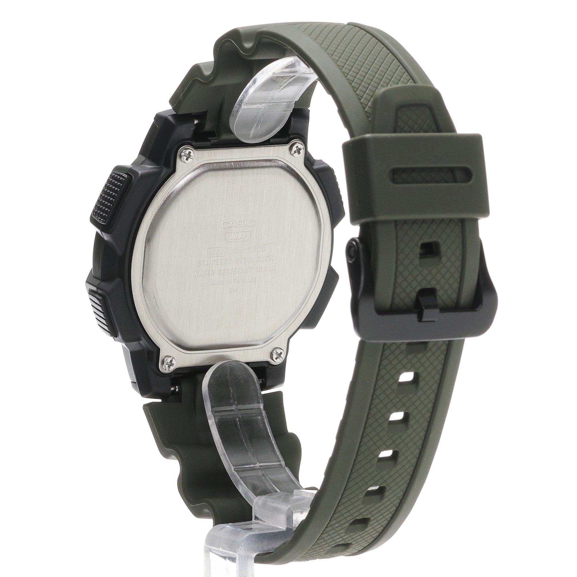 Casio WS-1800-3AVEF męski zegarek Sportowe pasek