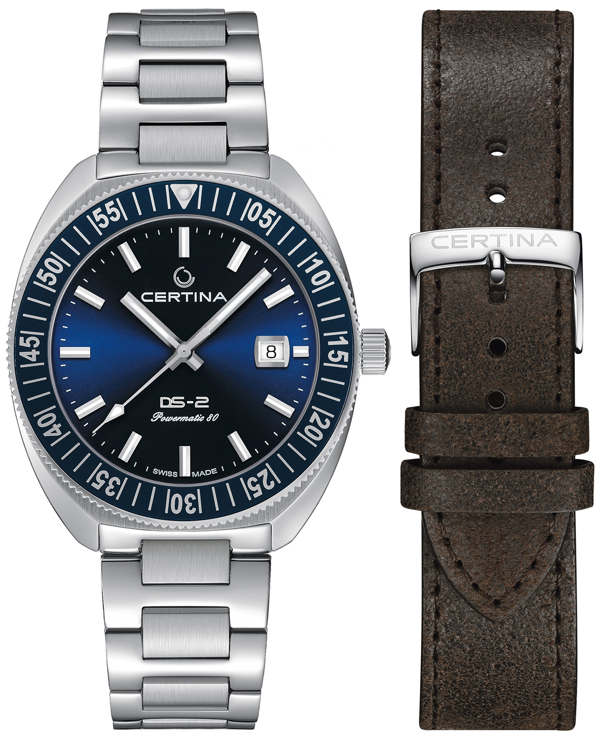 DS-2 Powermatic 80 Tourning Bezel 41mm Certina C024.607.11.041.02 