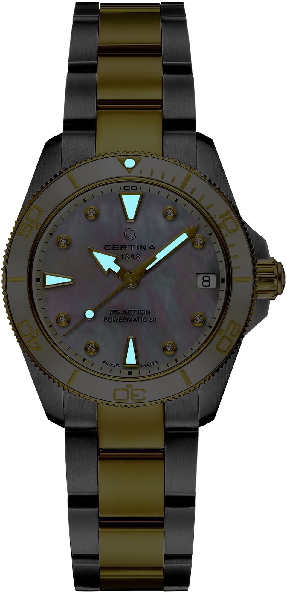 DS Action Lady Diamonds 35mm Certina C032.007.22.116.00 - hover