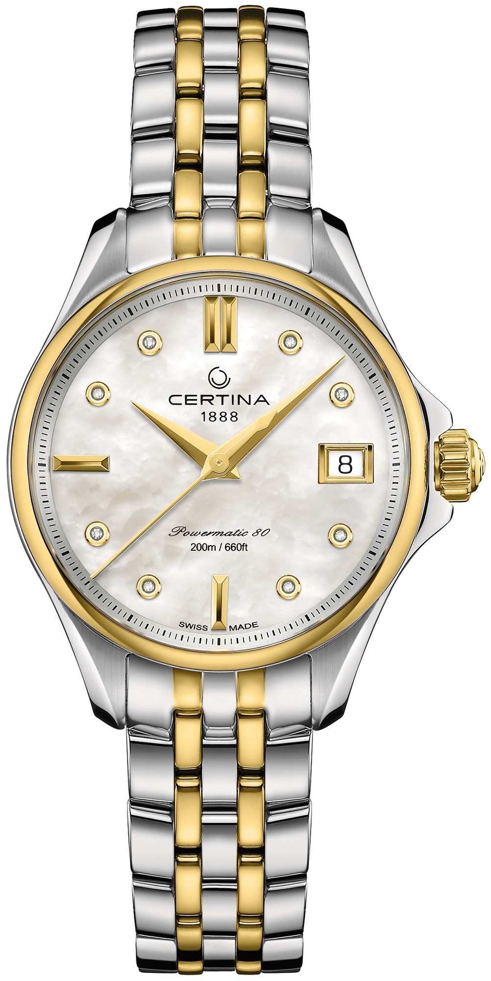 DS Action Lady Powermatic 80 35mm Certina C032.207.22.116.00 
