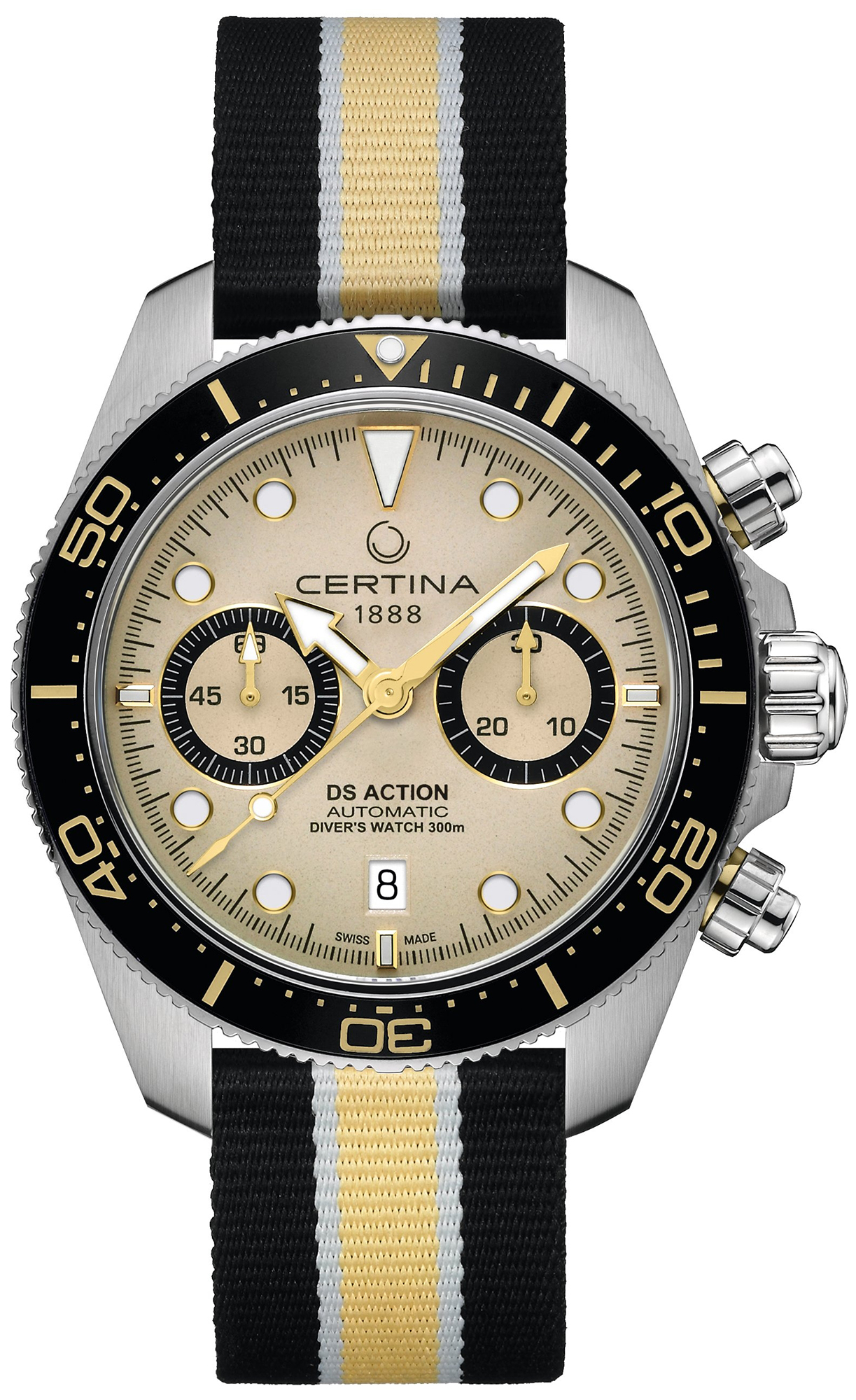 DS Action Diver Chrono Certina C032.827.18.271.00 