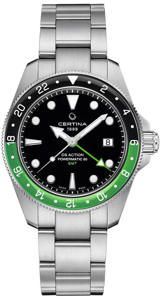 DS Action GMT Powermatic 80 41mm Certina C032.929.11.051.00 