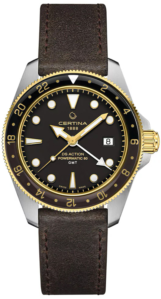 DS Action GMT Powermatic 80 41mm Certina C032.929.26.051.00 