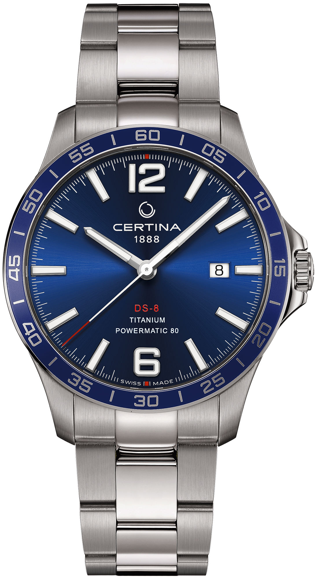 DS-8 Gent Powermatic 80 Titanium 41mm Certina C033.807.44.047.00 