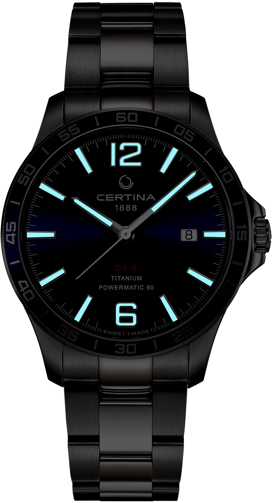DS-8 Gent Powermatic 80 Titanium 41mm Certina C033.807.44.047.00 - hover