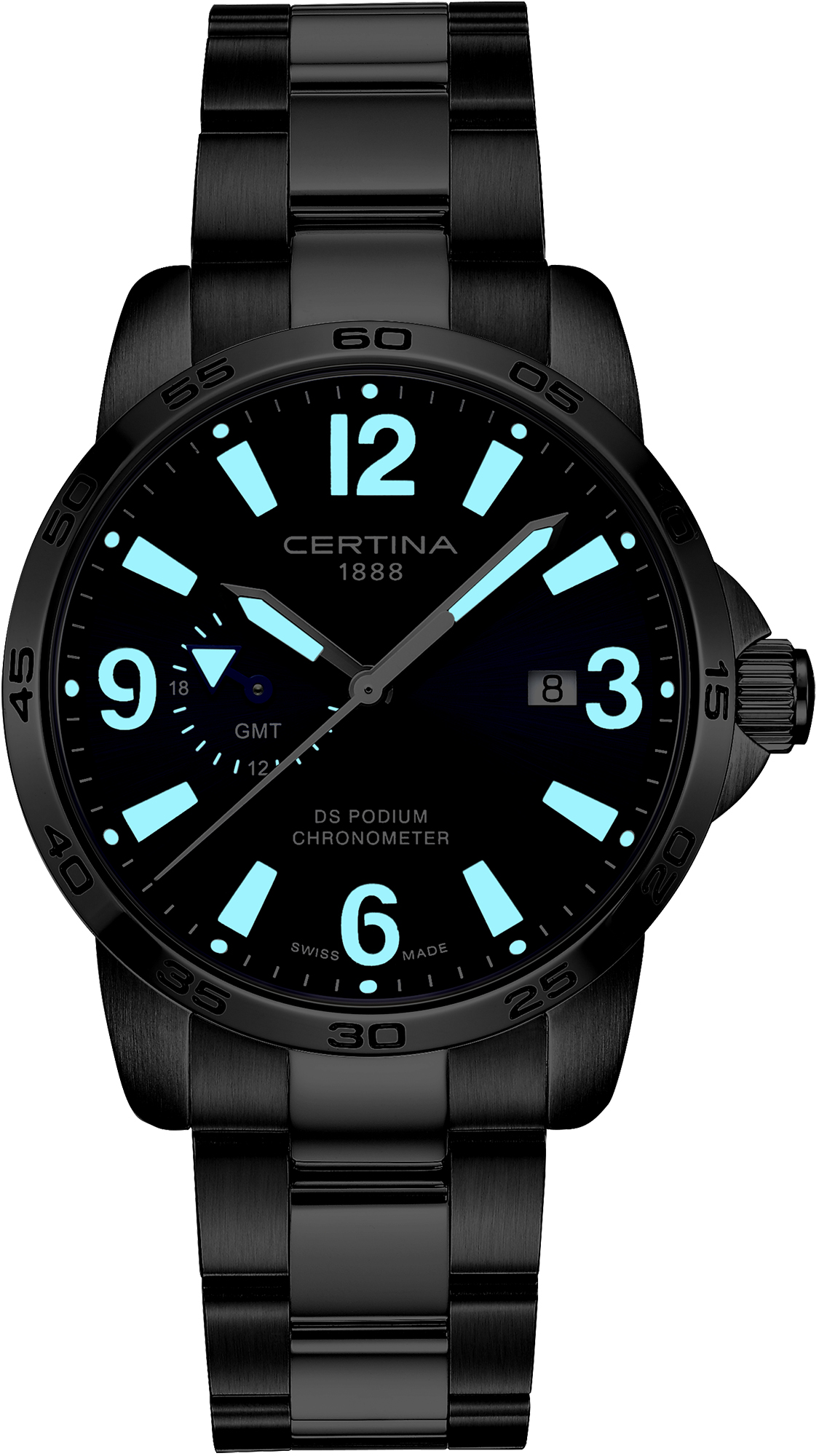 DS Podium GMT 41mm Certina C034.455.11.040.00 - hover