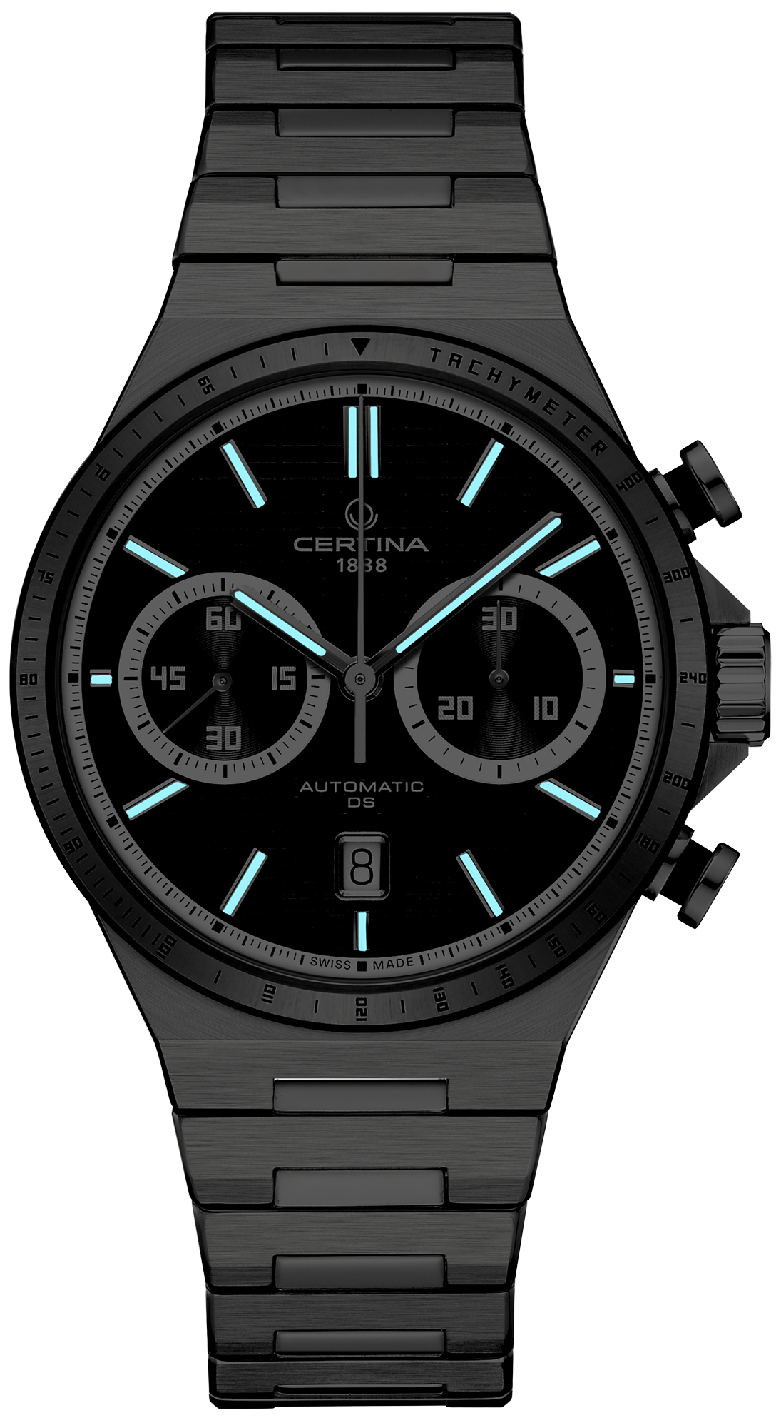 DS-7 Chrono Auto Black 42mm  Certina C043.427.21.051.00 - hover