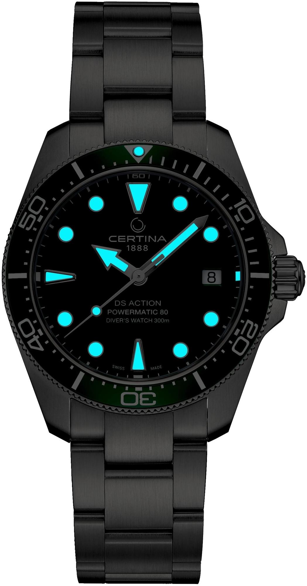 DS Action Diver 38mm Powermatic 80 Certina C048.807.11.091.00 - hover