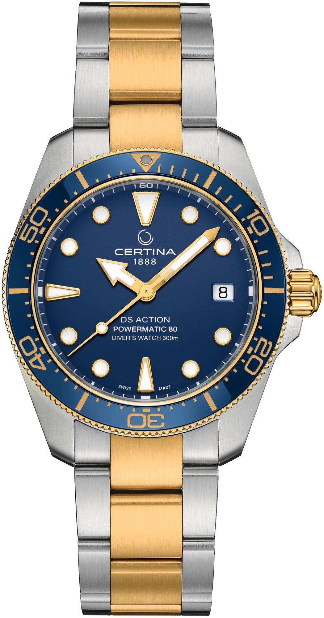 DS Action Diver 38mm Powermatic 80 Certina C048.807.22.041.00 