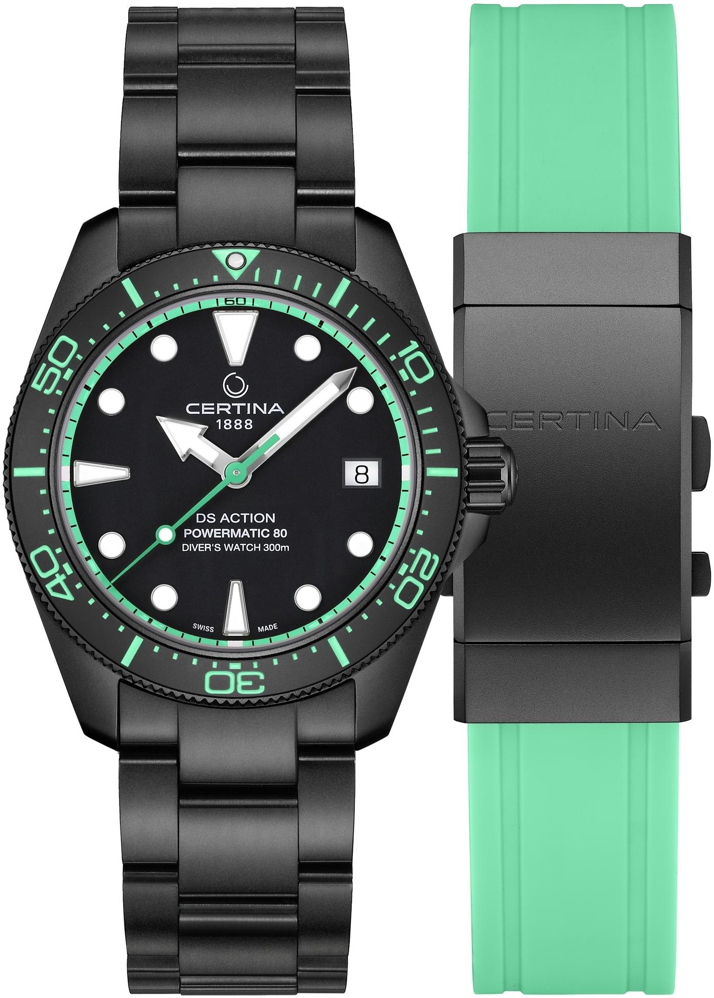 DS Action Diver 38mm Powermatic 80 Certina C048.807.33.051.01 