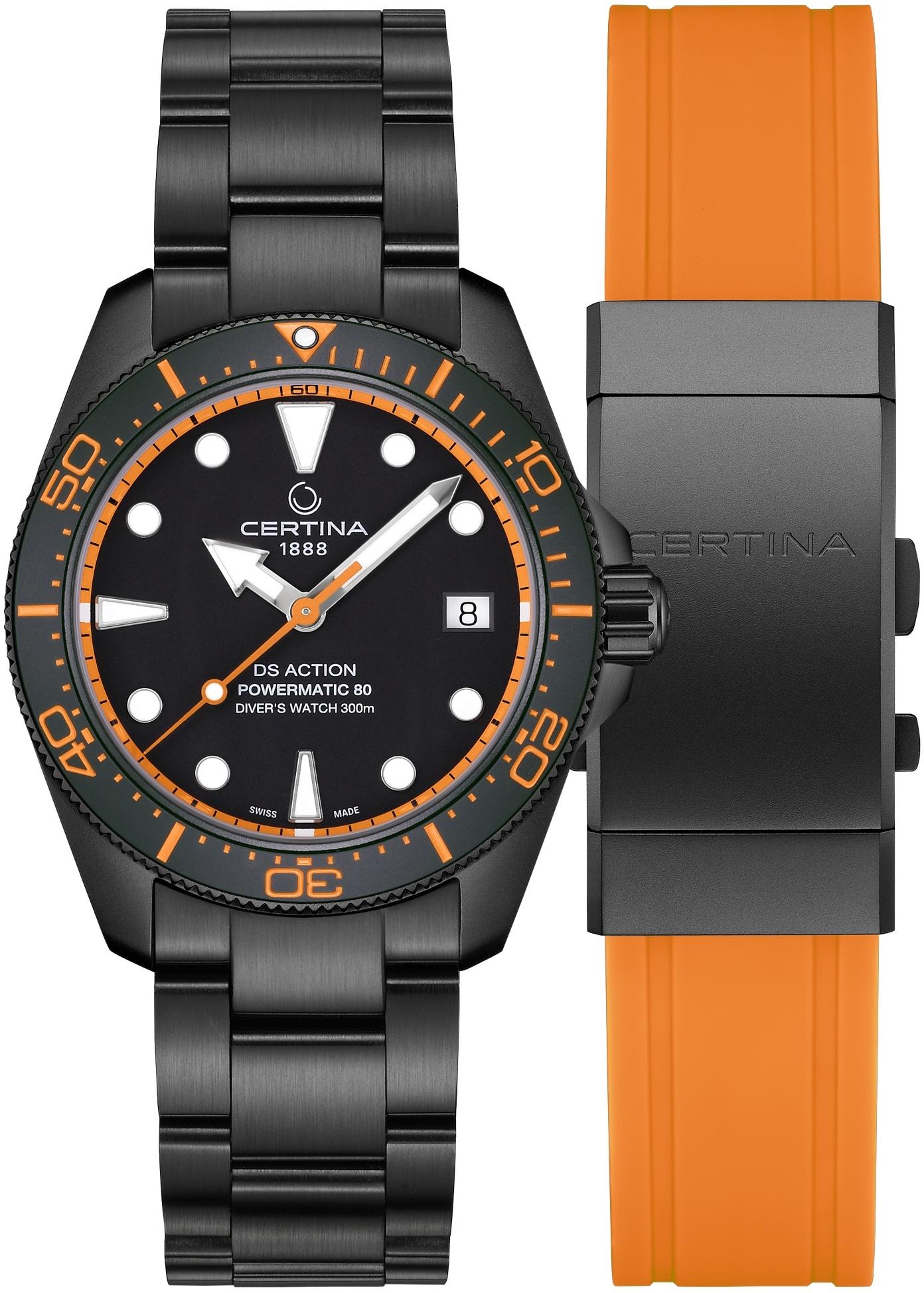 DS Action Diver 38mm Powermatic 80 Certina C048.807.33.051.02 