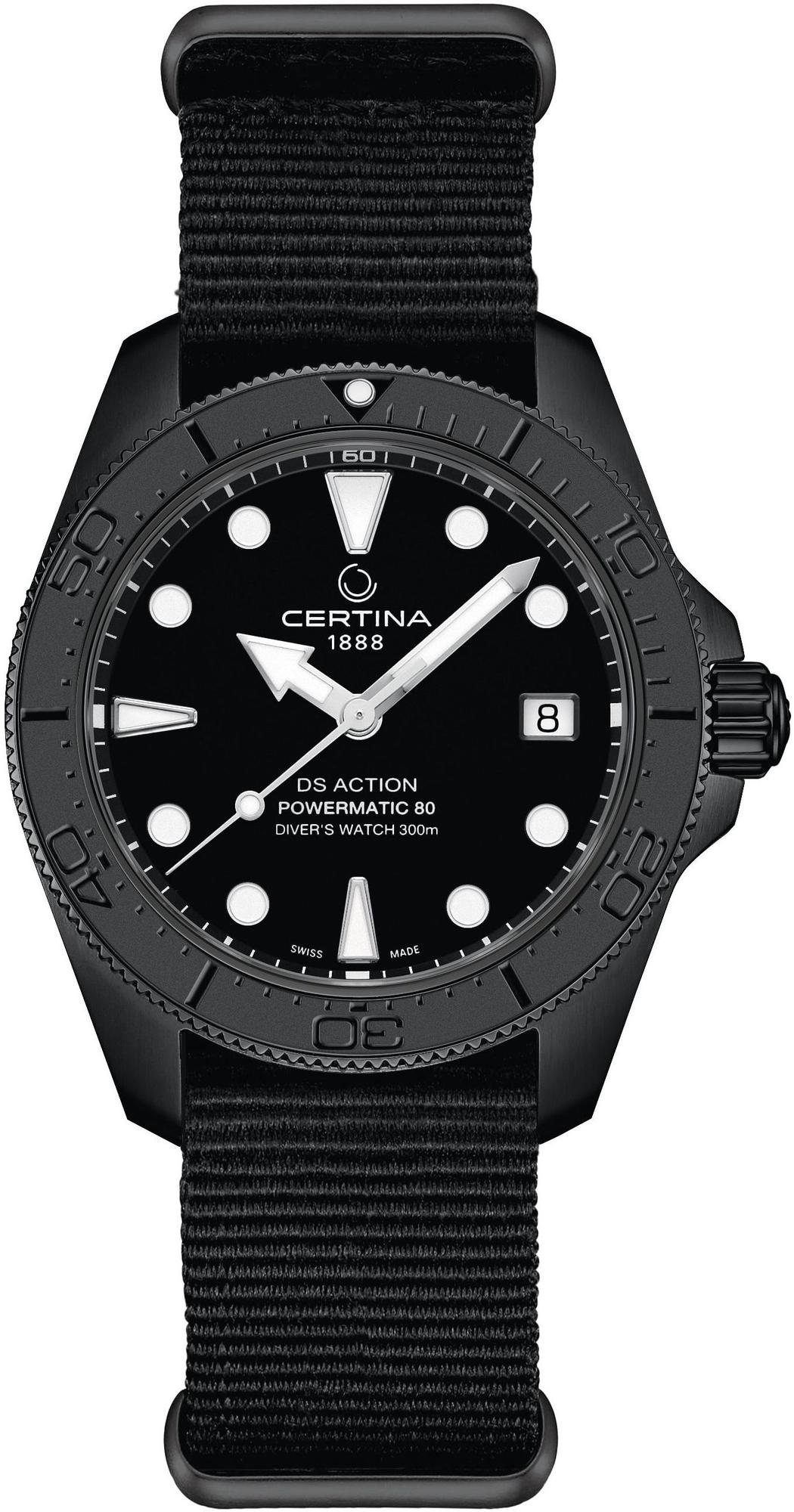 DS Action Diver 38mm Powermatic 80 Certina C048.807.38.051.00 