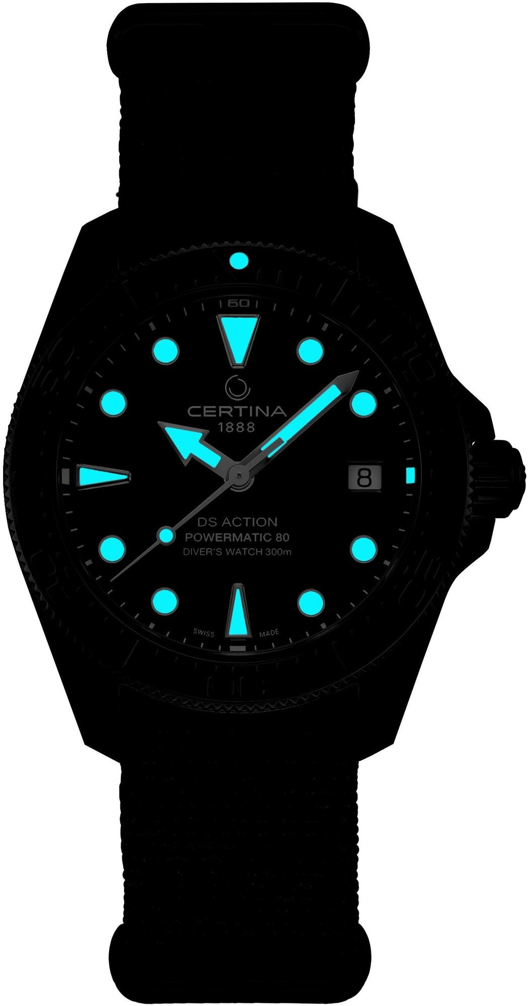 DS Action Diver 38mm Powermatic 80 Certina C048.807.38.051.00 - hover