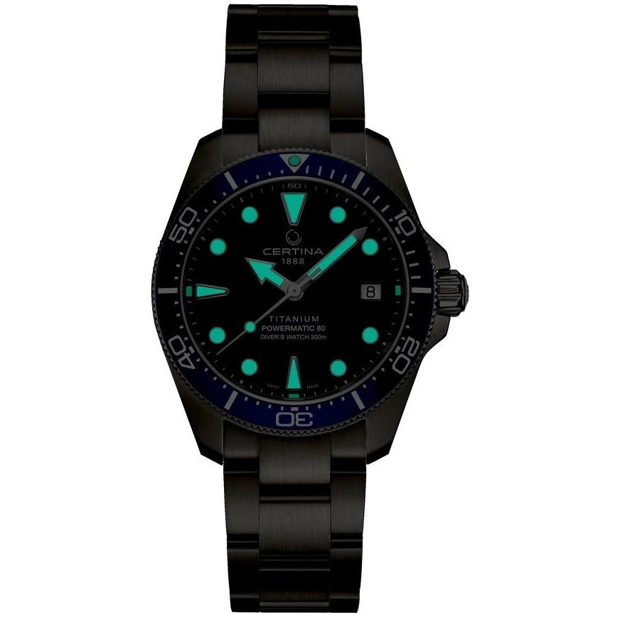 DS Action Diver Titanium 38mm Powermatic 80 Certina C048.807.44.041.00 - hover