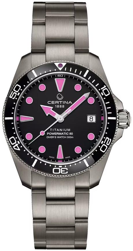 DS Action Diver Titanium 38mm Powermatic 80 Certina C048.807.44.051.01 