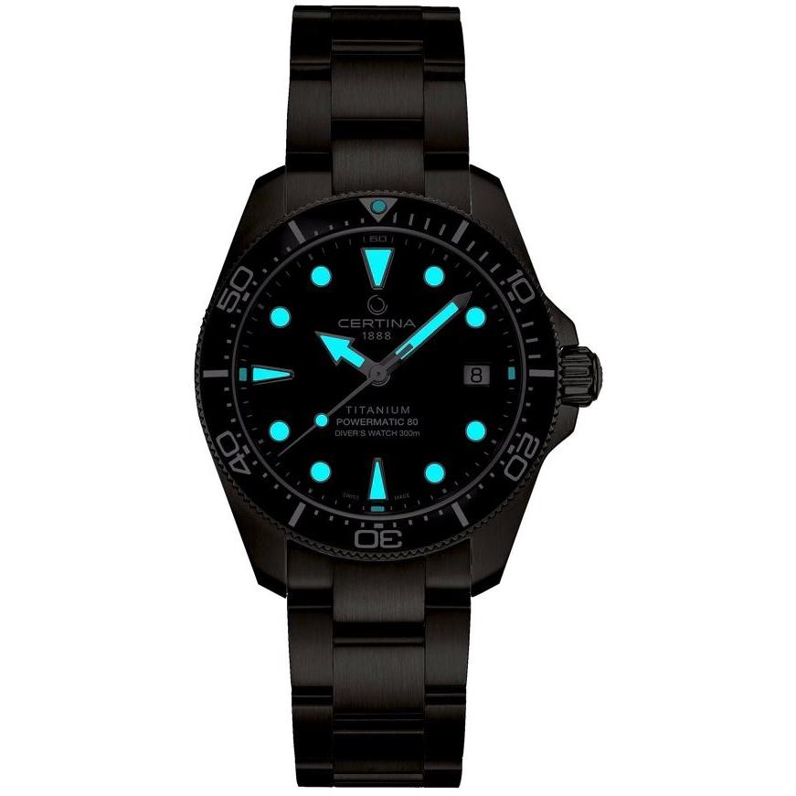 DS Action Diver Titanium 38mm Powermatic 80 Certina C048.807.44.051.01 - hover
